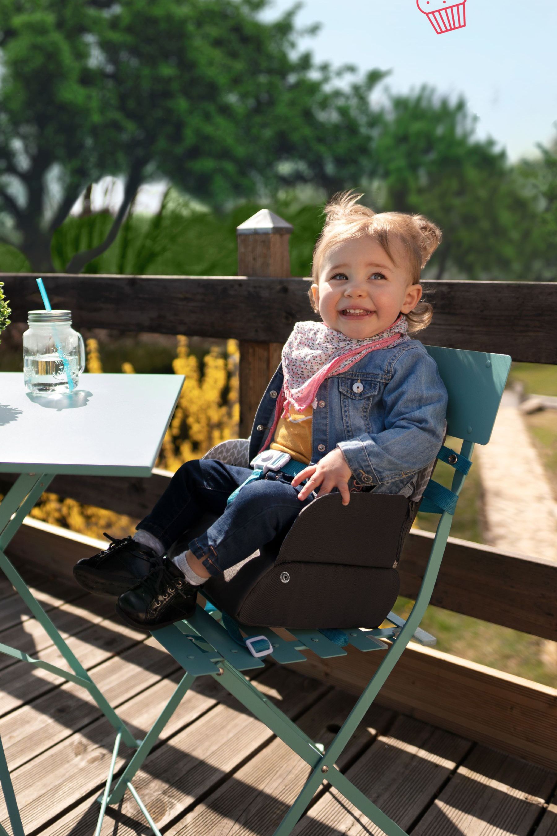 Buy Badabulle Grey Two In One Travel Booster Seat and Back Pack from the Next UK online shop