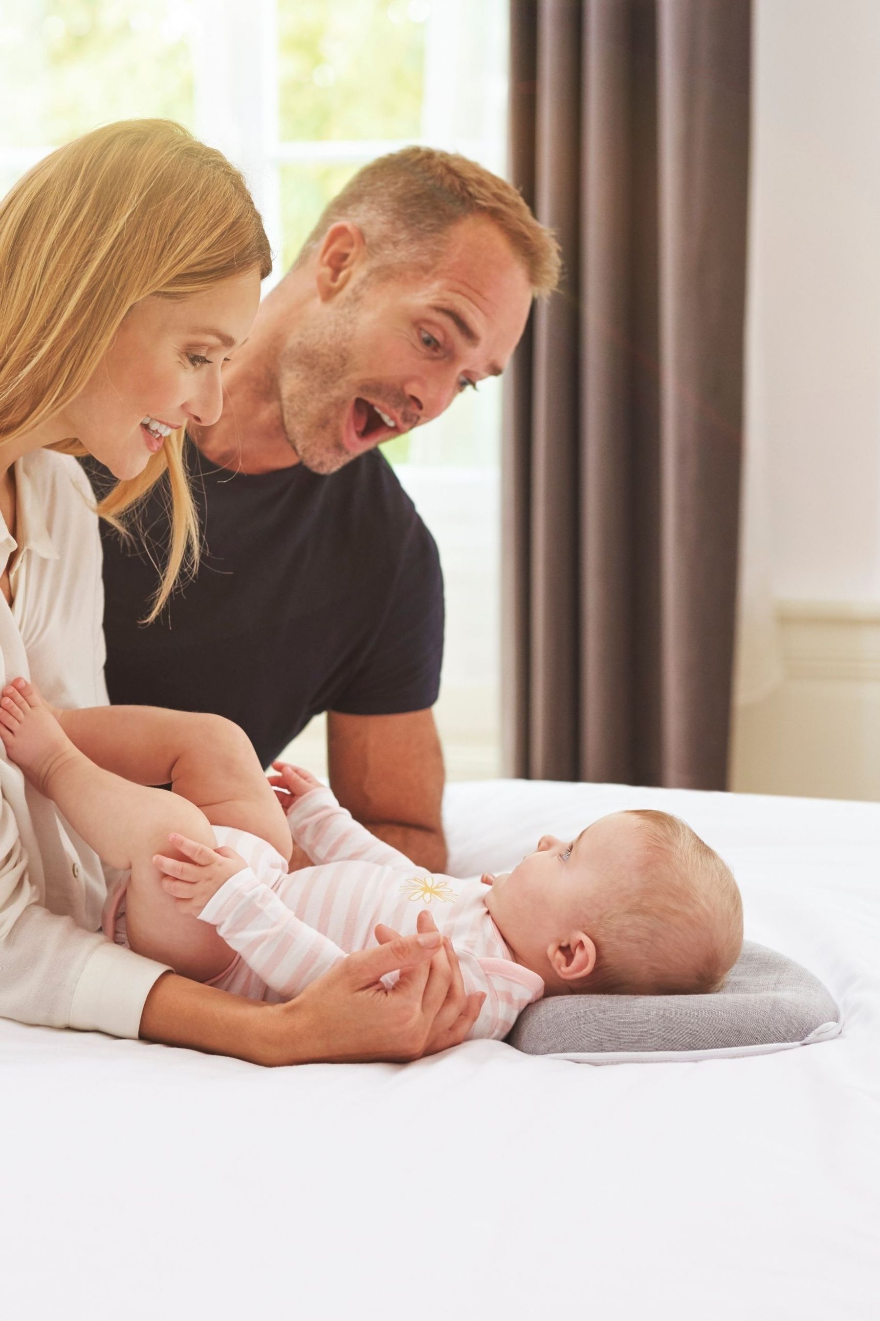 Buy Babymoov Lovenest Grey Fresh Anti Flat Head Baby Pillow from