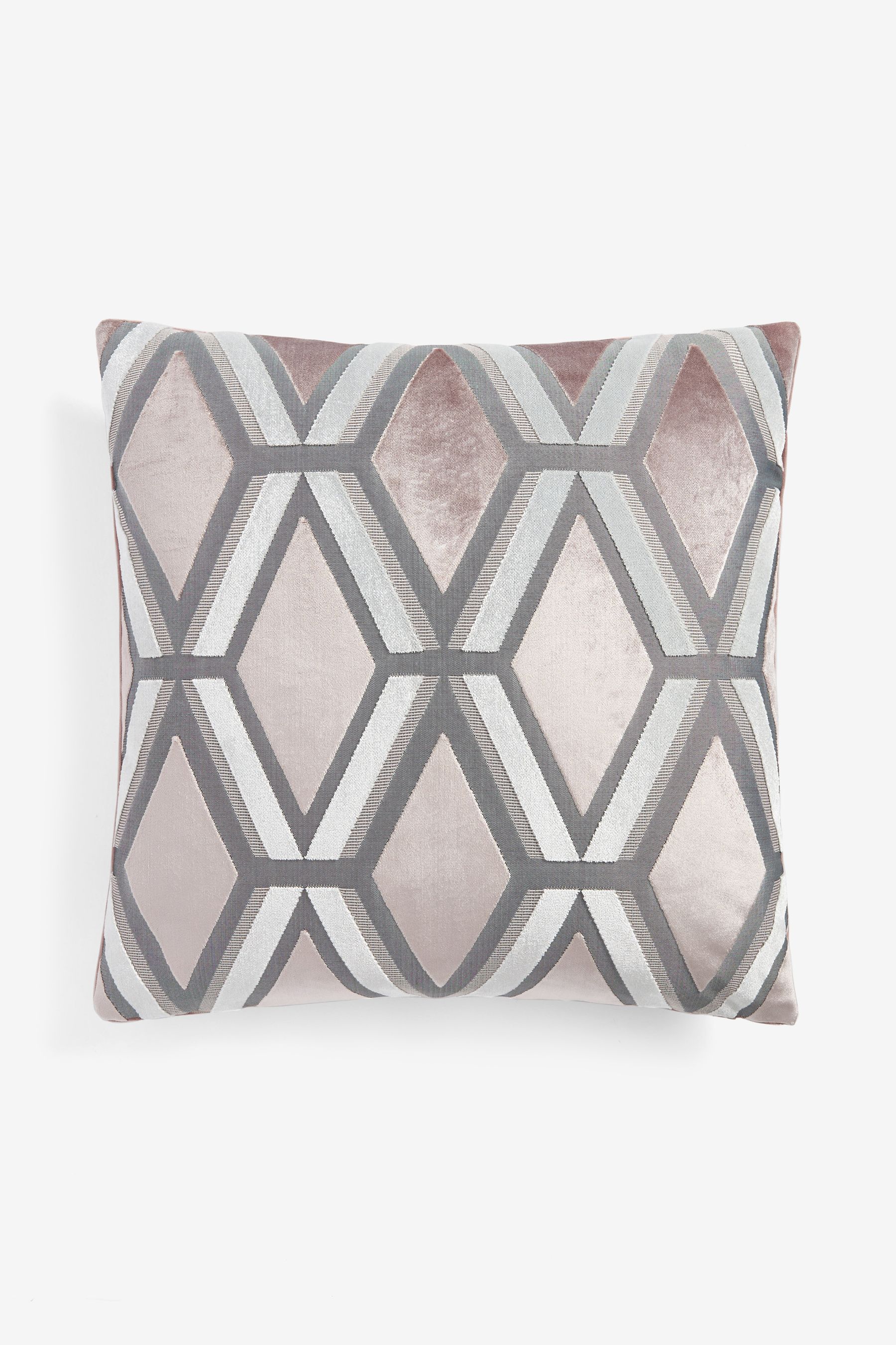 Next pink online and grey cushions