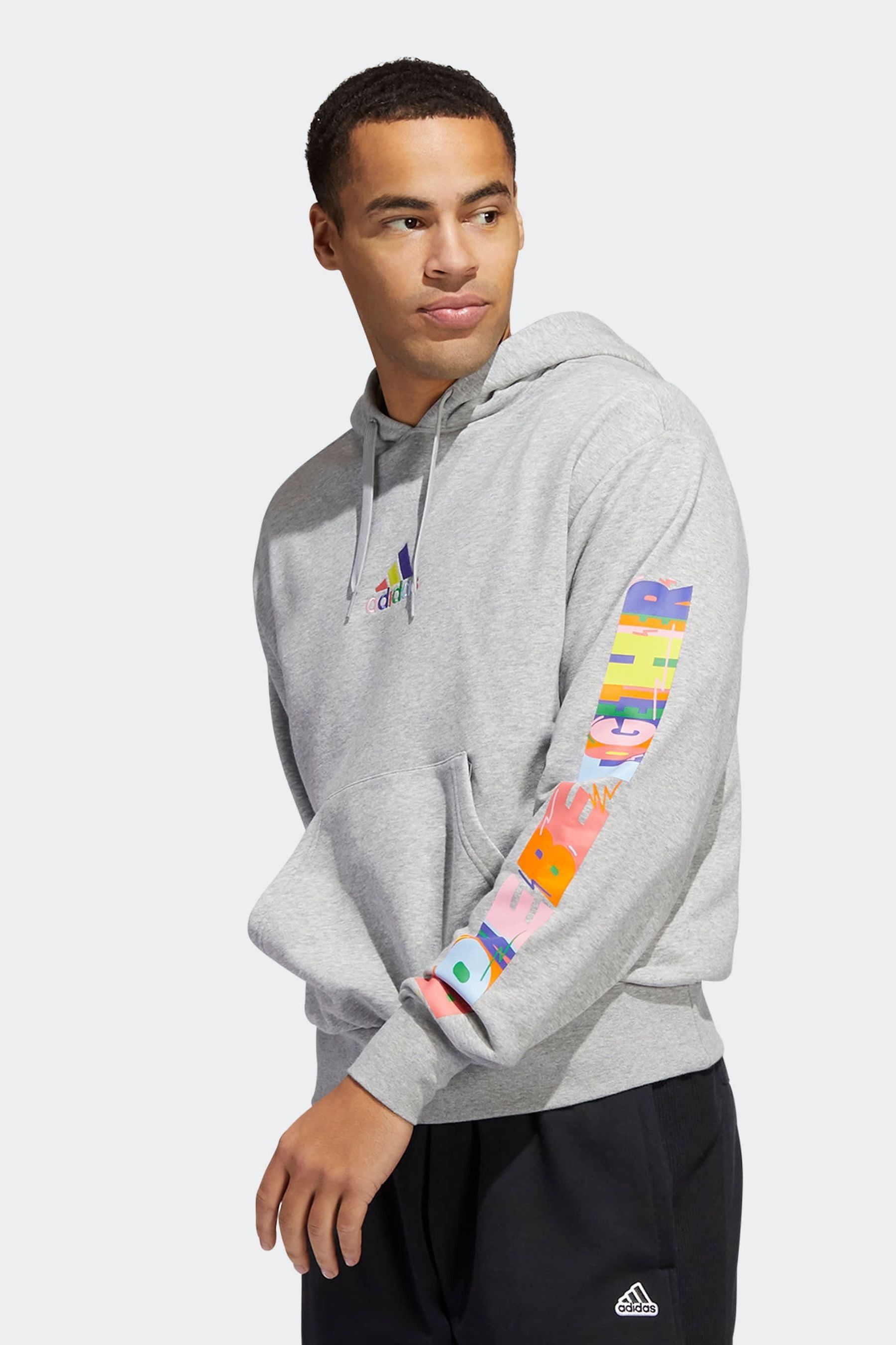 Adidas hoodie rainbow hotsell