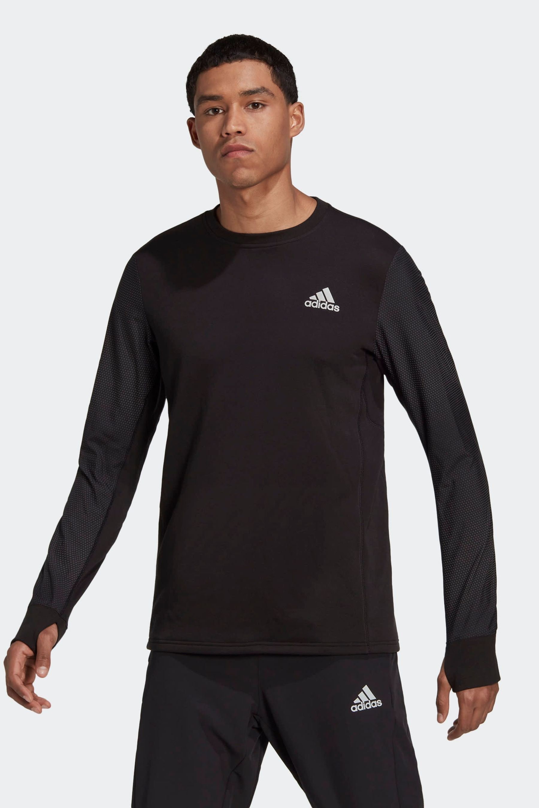 Reflective discount adidas sweatshirt