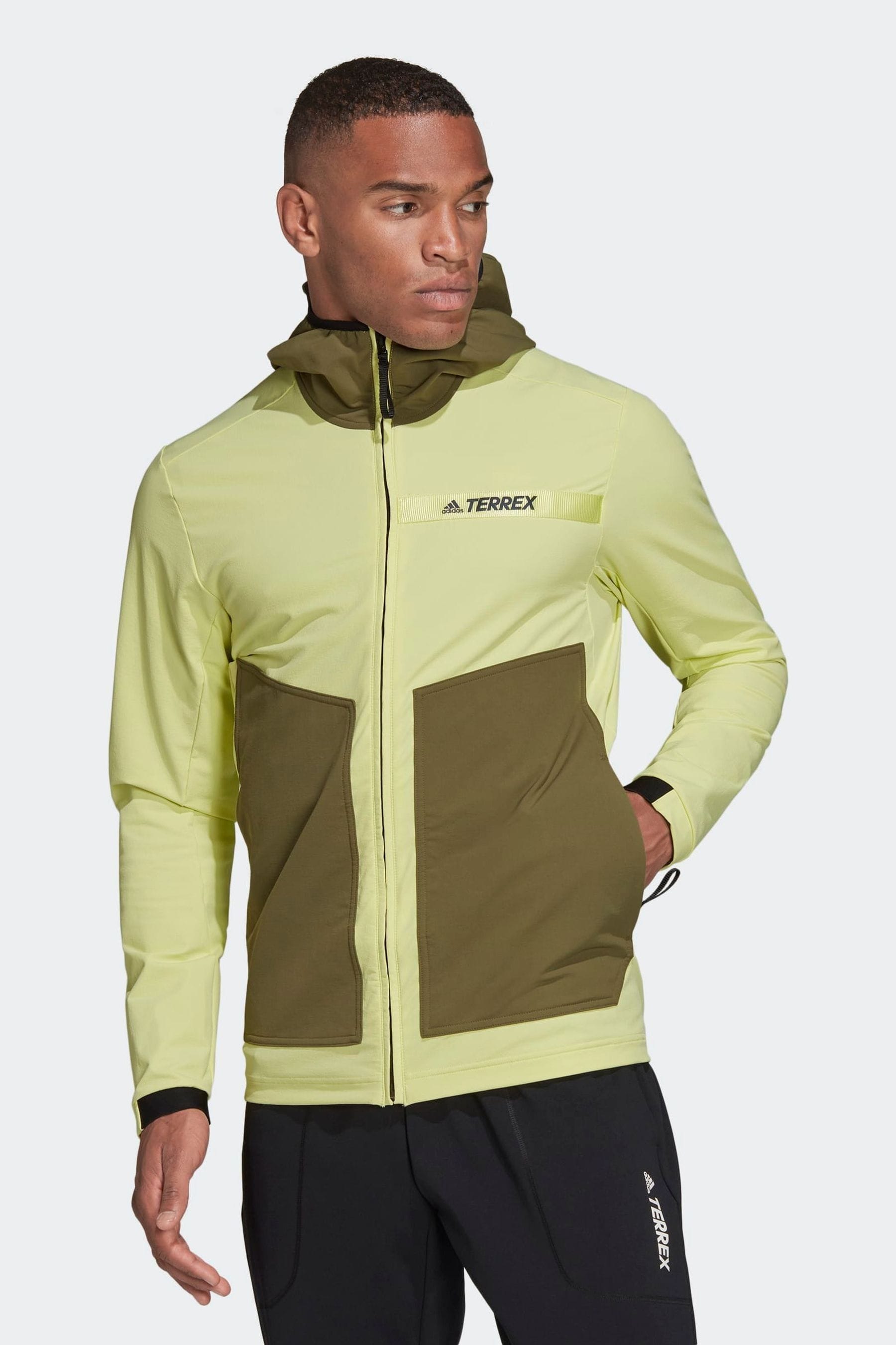 Adidas terrex jacket yellow sales
