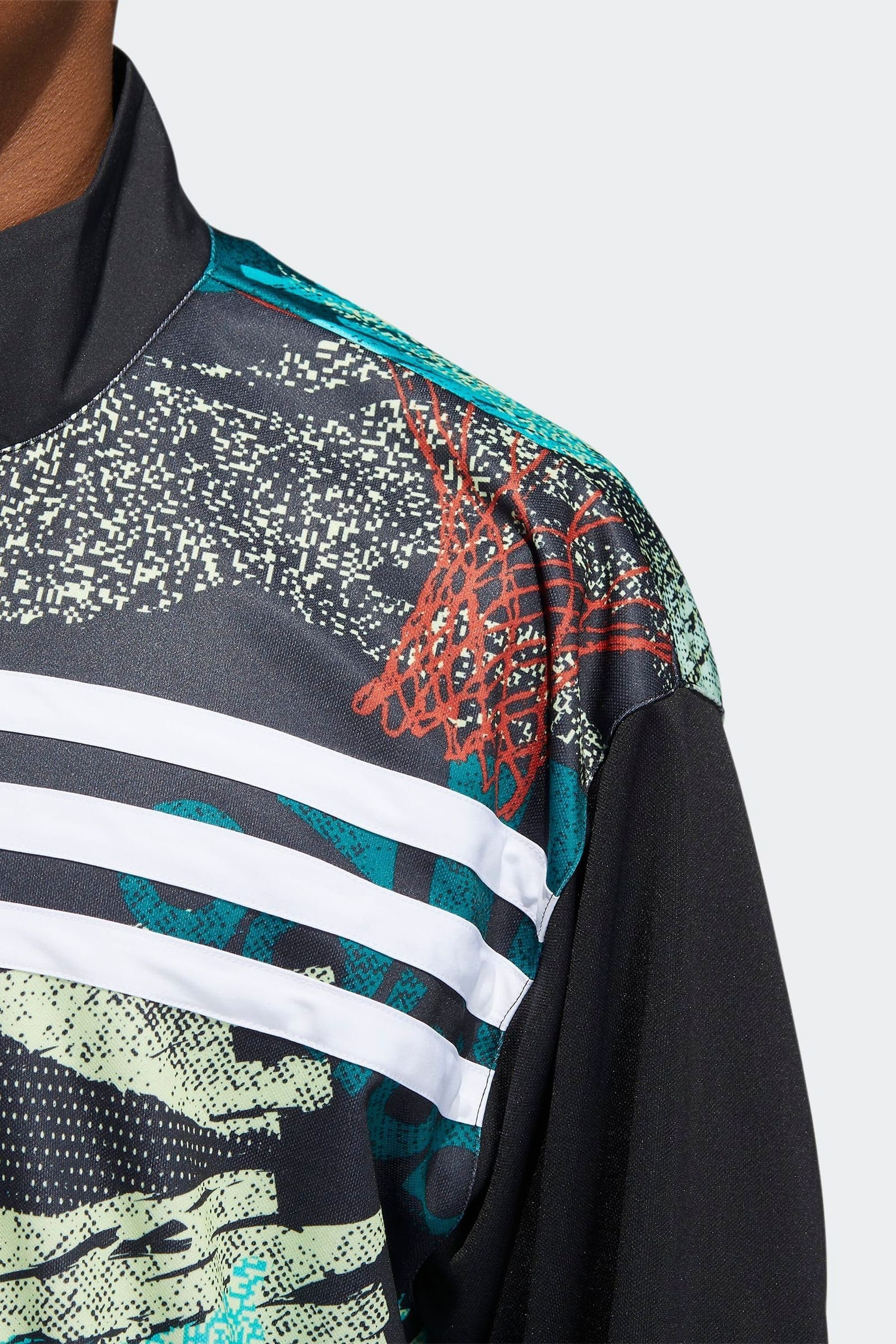 Adidas women's basketball 3 stripe jacket store