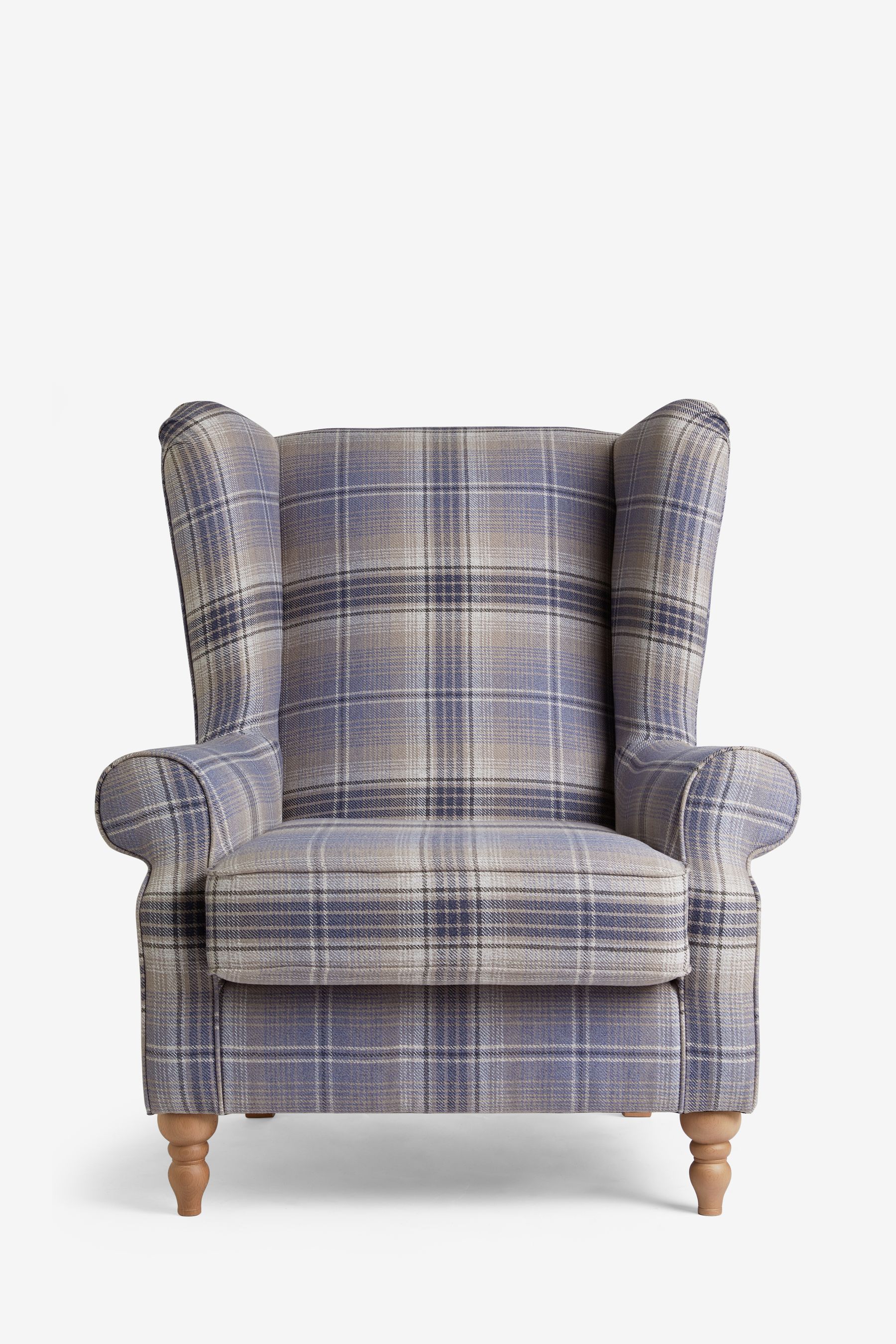 Buy Versatile Check Nevis Navy Blue Grande Sherlock Highback