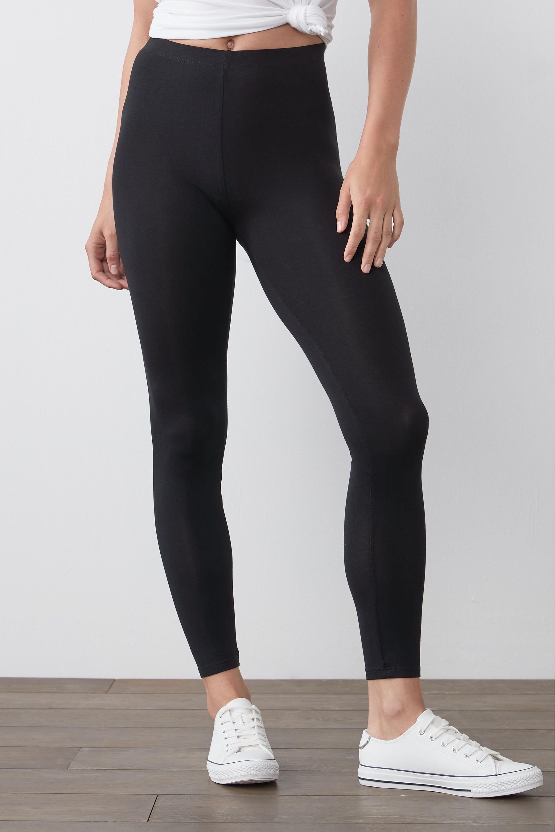 Buy Black Full Length Leggings 3 Pack from the Next UK online shop