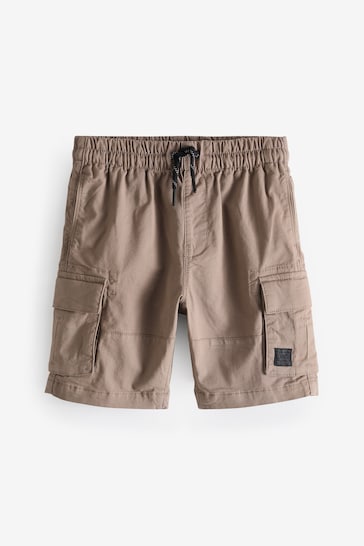 Taupe Brown Cargo Shorts (3-16yrs)