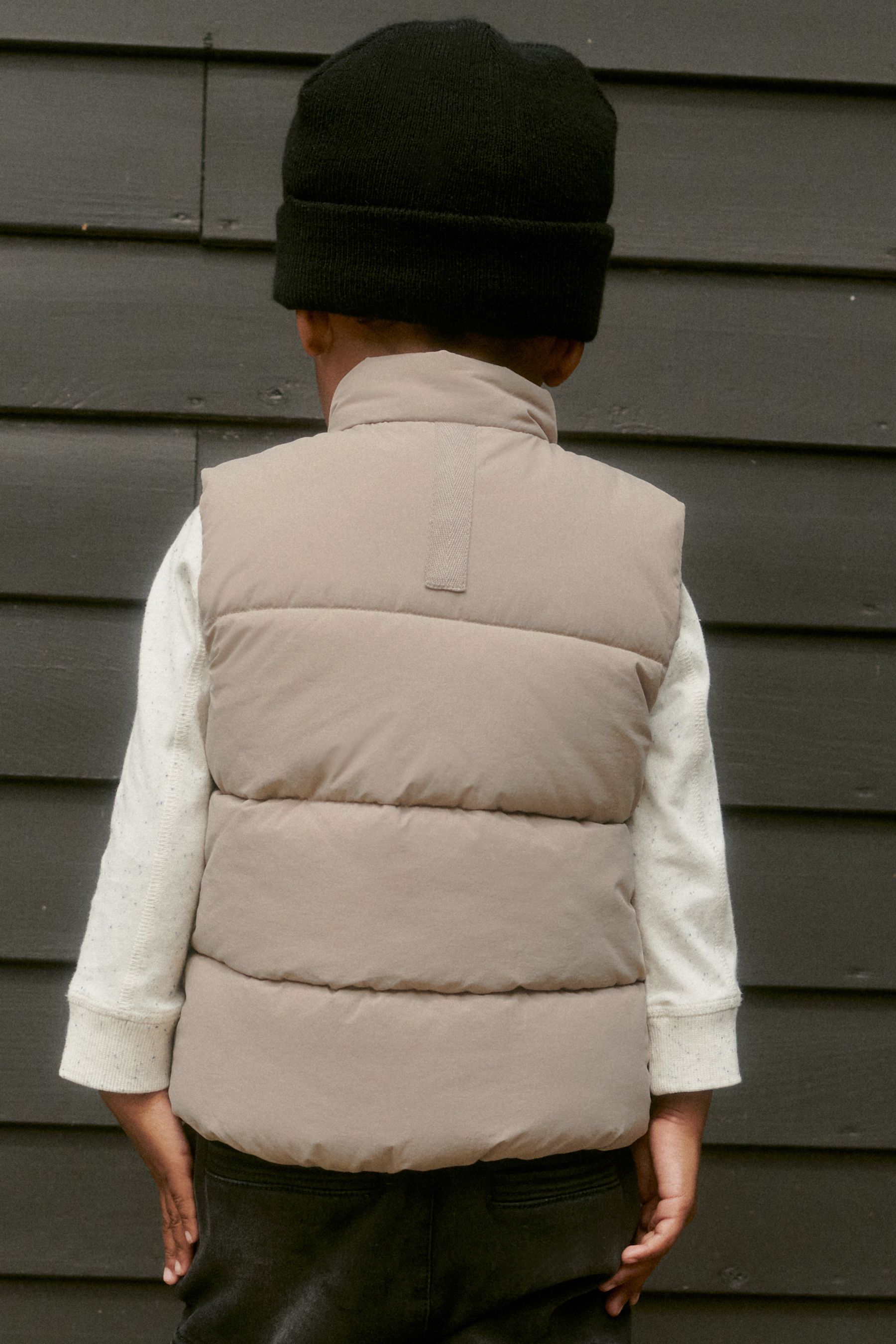 Buy Stone Padded Gilet 3mths 10yrs from the Next UK online shop