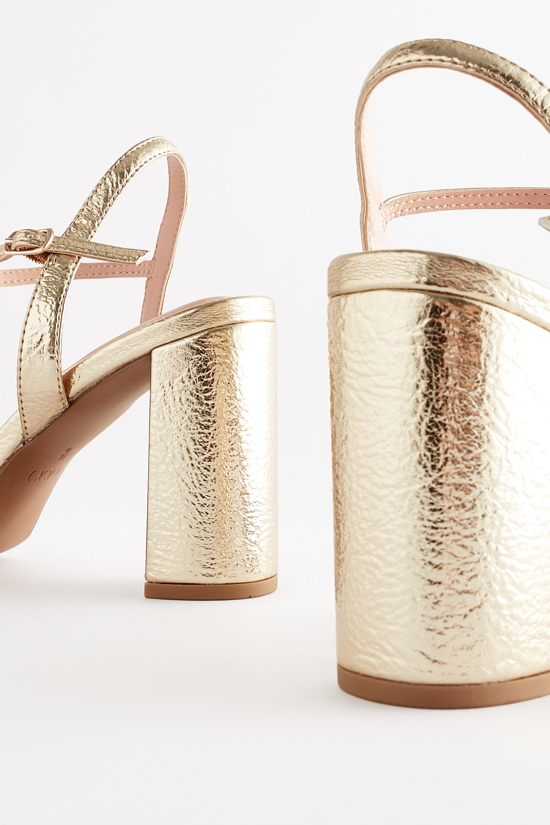 Simple gold sandals shop