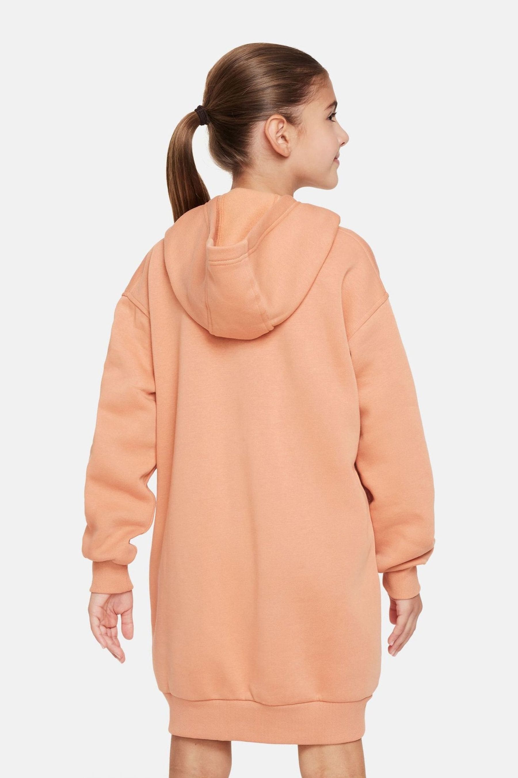 Nike orange longline hoodie store