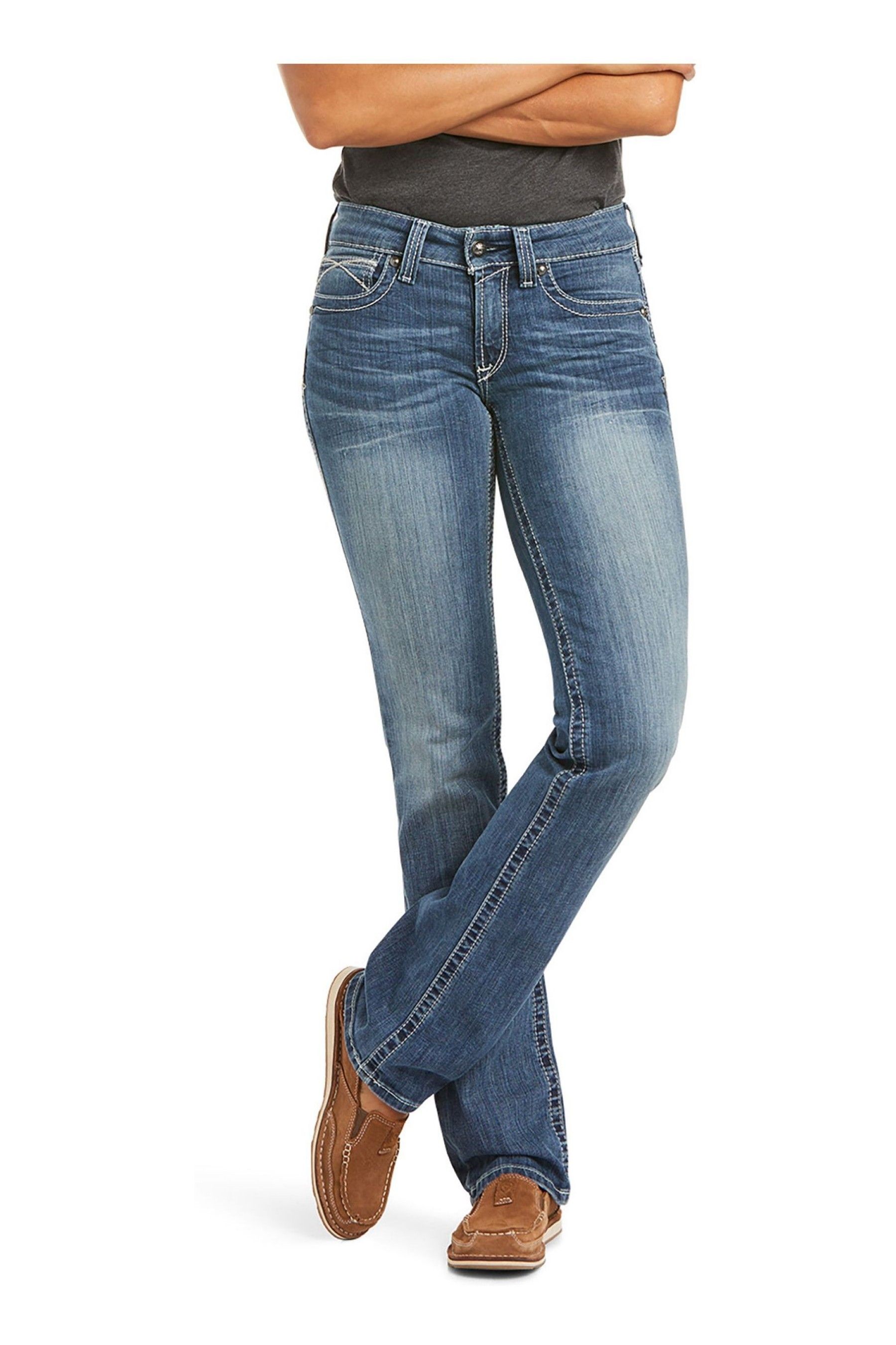 Buy Ariat Blue REAL Straight Icon Jeans from the Next UK online shop