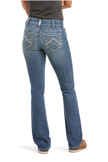 Ariat Blue REAL Straight Icon Jeans