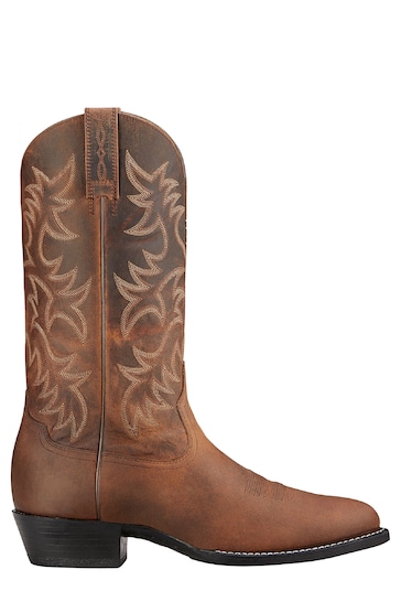 Ariat Brown Heritage Western R Toe Boots