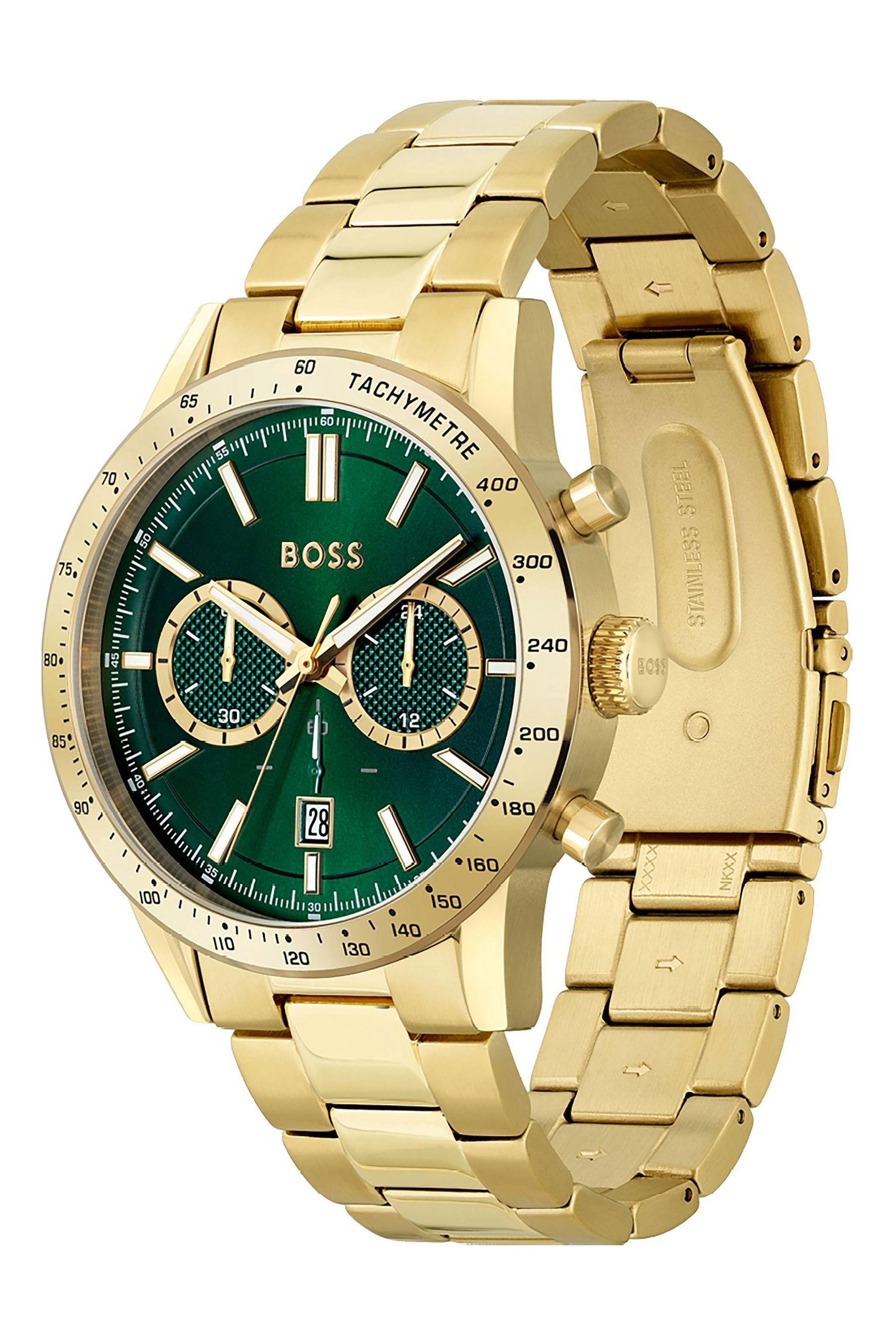 Mens gold store boss watch