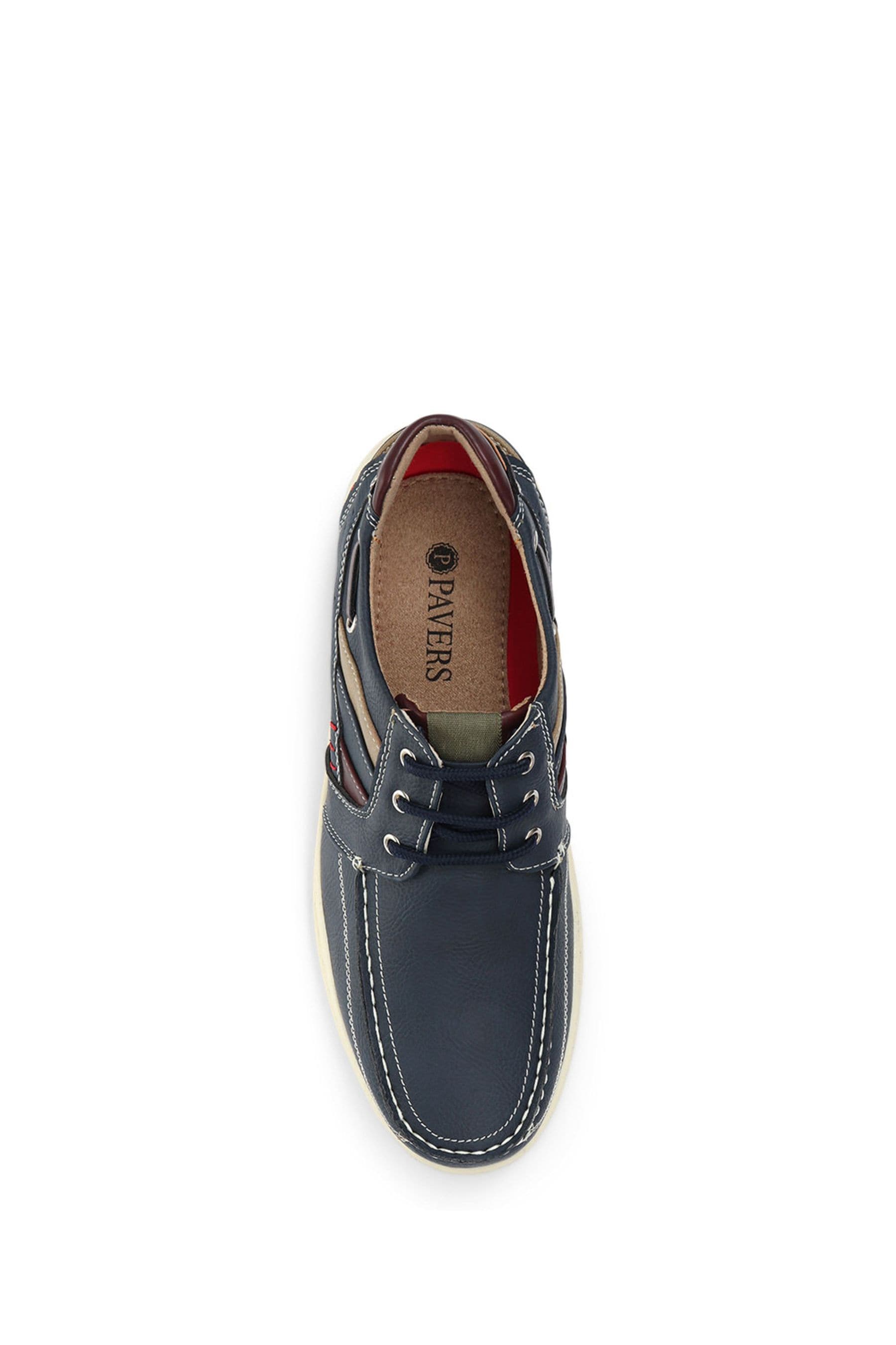 Pavers Casual Lace Up Boat Shoes