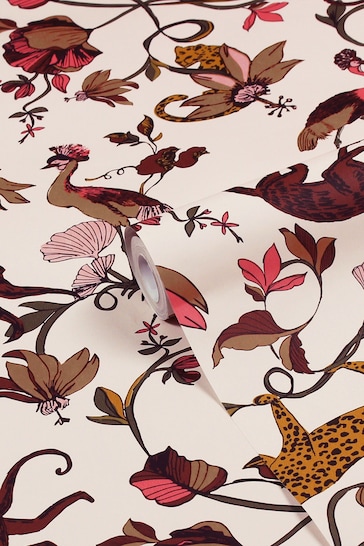 furn. Natural Exotic Wildlings Tropical Wallpaper Wallpaper