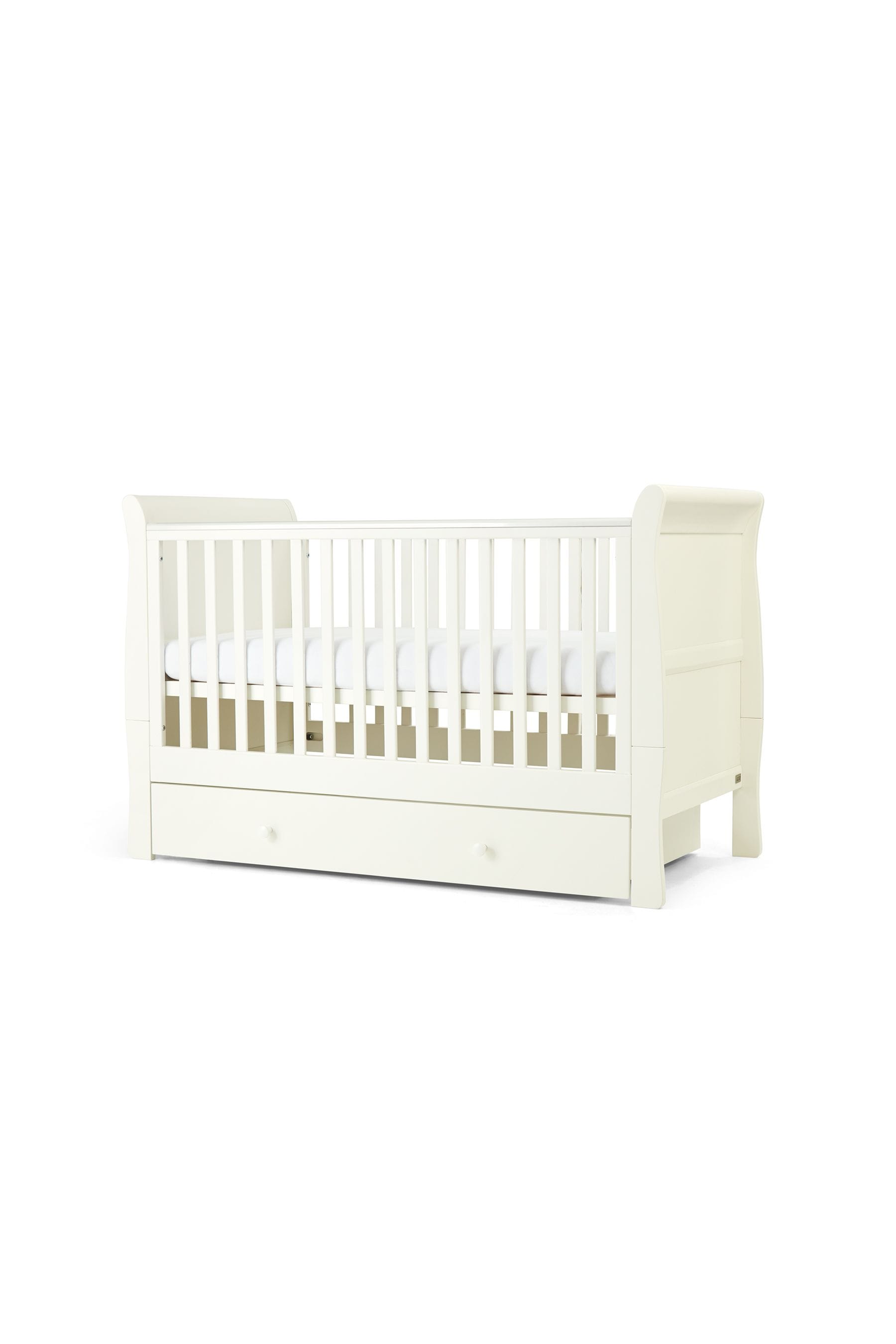 Mia sleigh cot sale bed dimensions