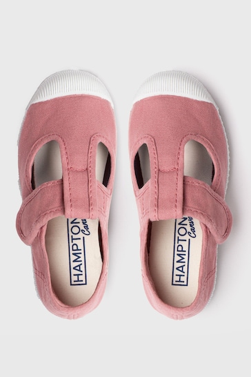 Trotters London Pink Champ Canvas Shoes
