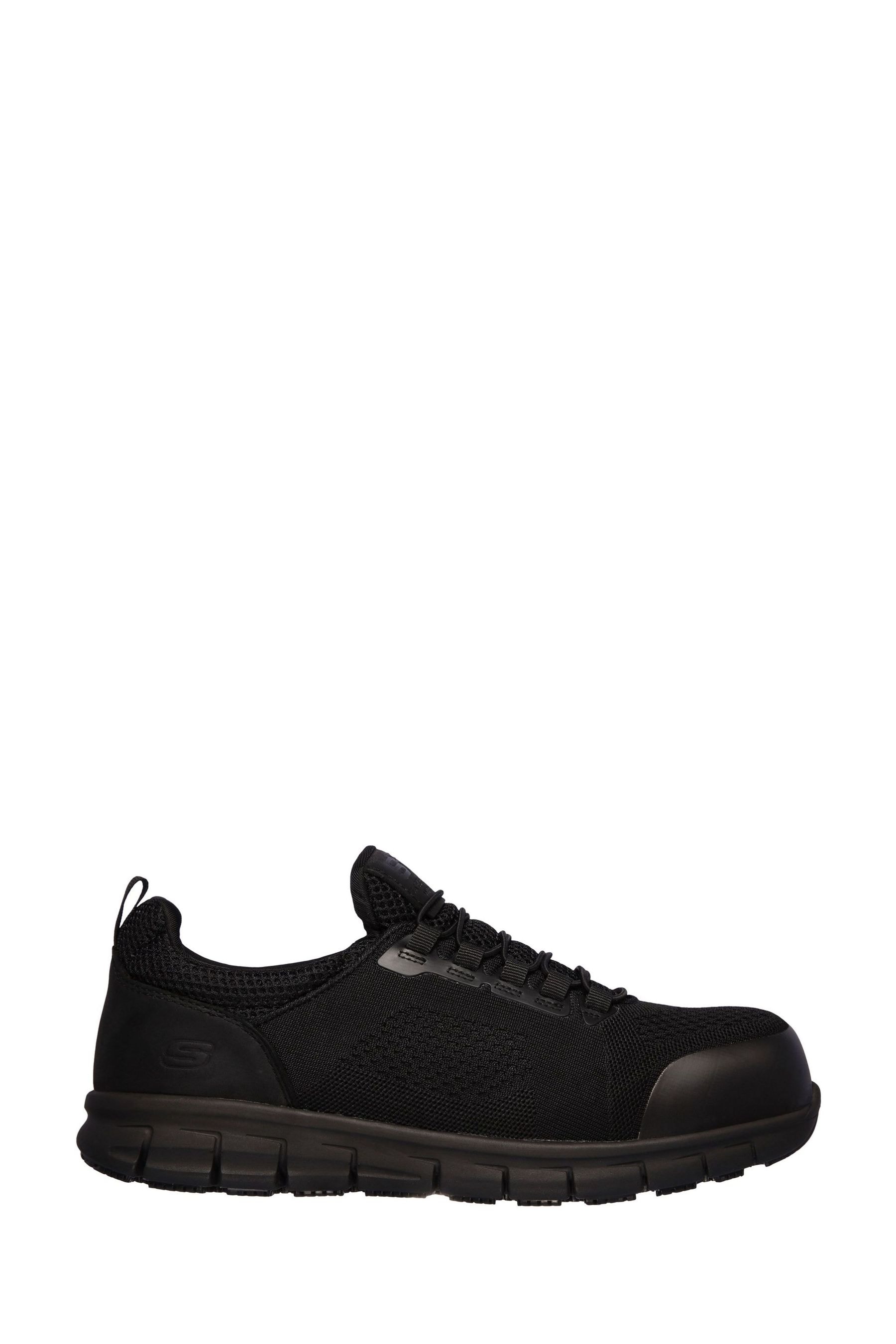 Buy Skechers Black Synergy Omat Safety Mens Trainers from the Next