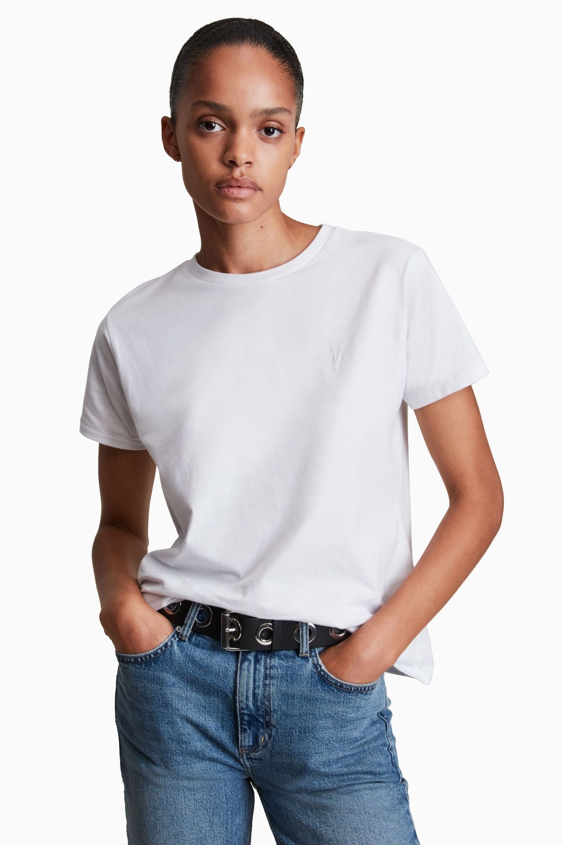 Buy AllSaints White Grace T Shirt from the Next UK online shop