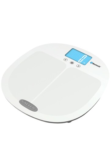 Salter White Bluetooth Smart Analyser Pro Bathroom Scale