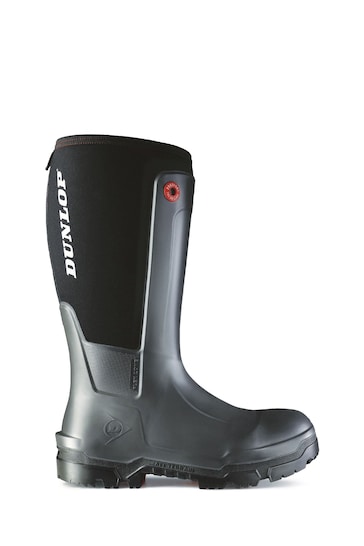 Dunlop Black Snugboot Workpro Full Safety Wellies