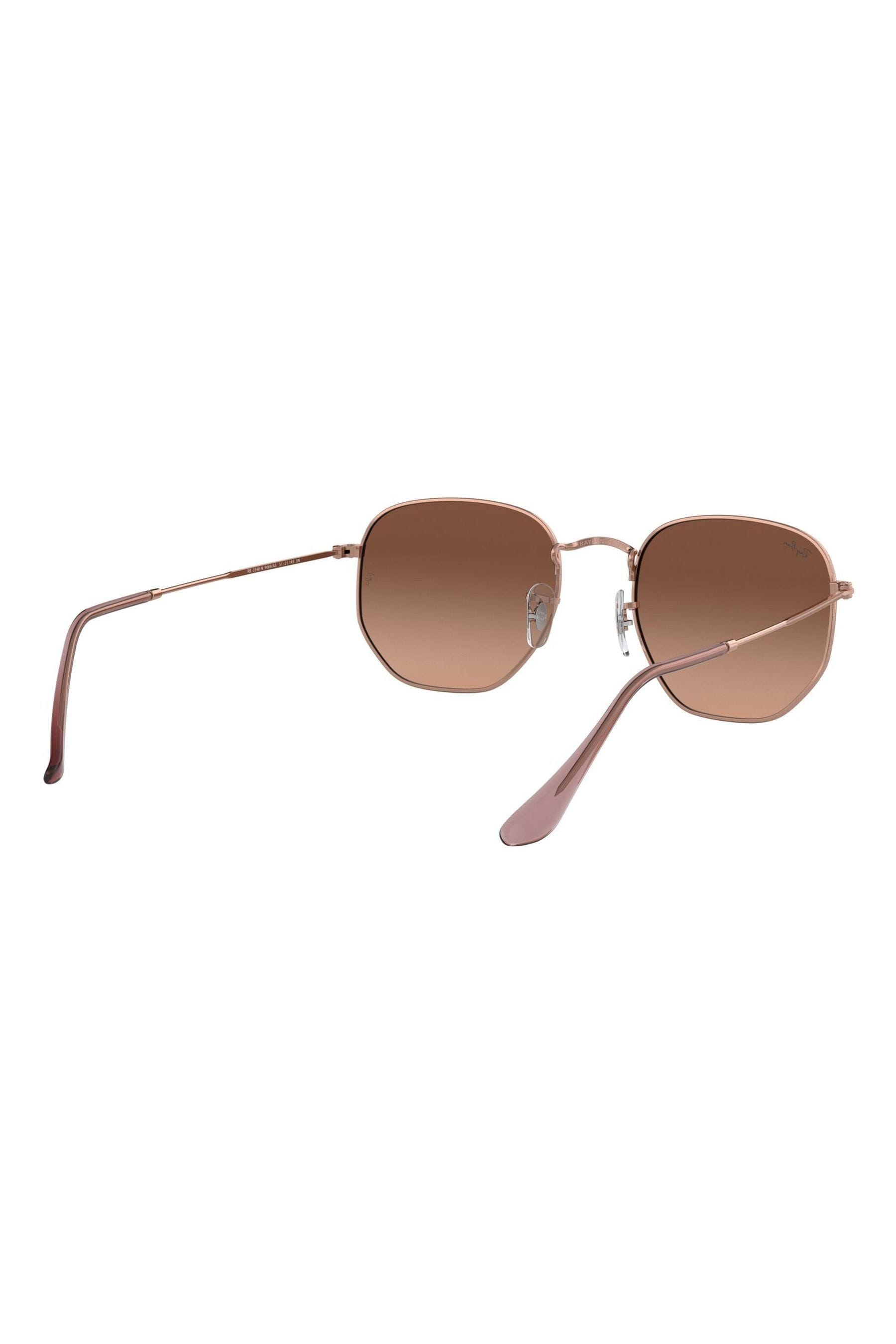 Ray Ban Medium Hexagonal Flat Lens Sunglasses