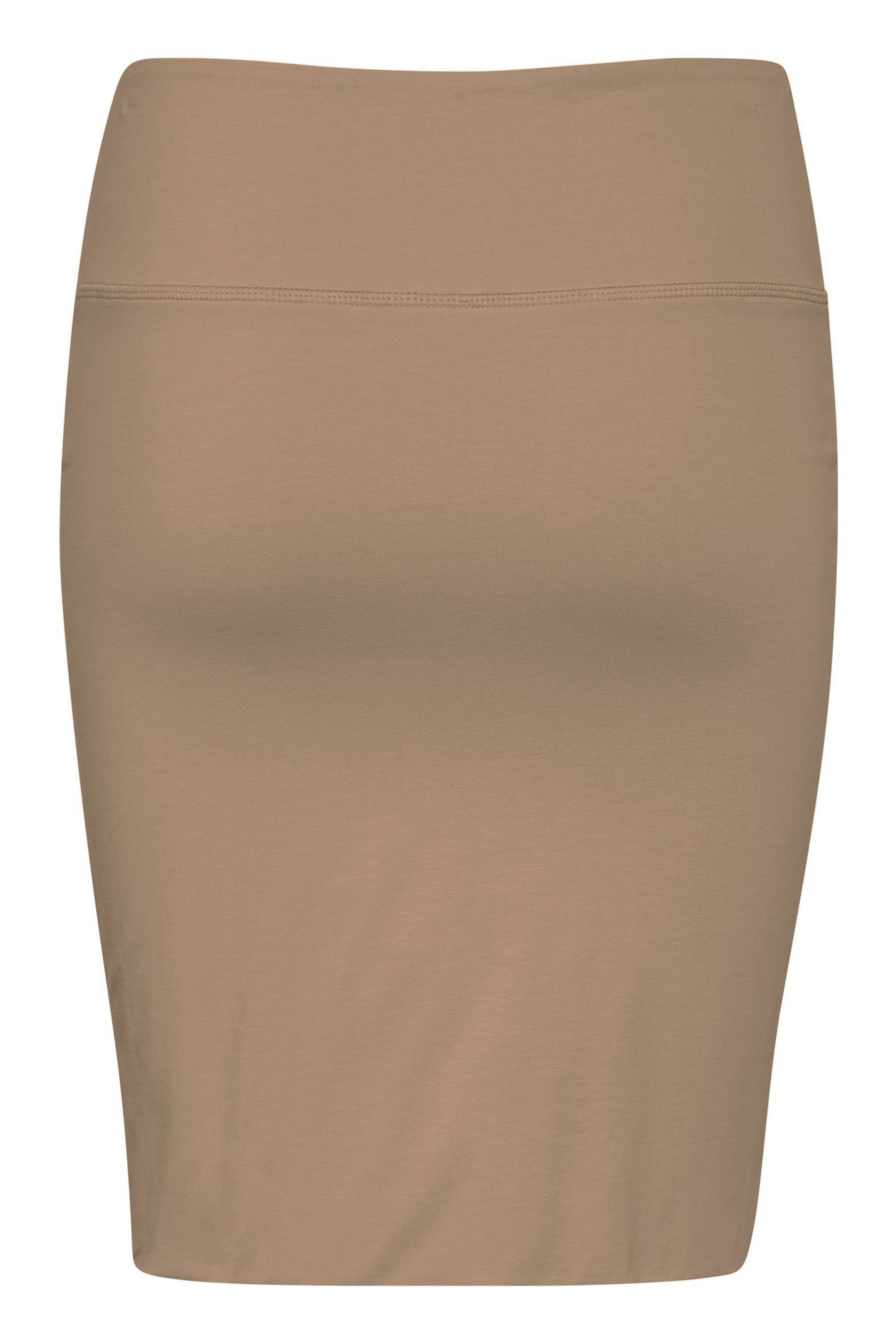 Brown jersey pencil skirt clearance