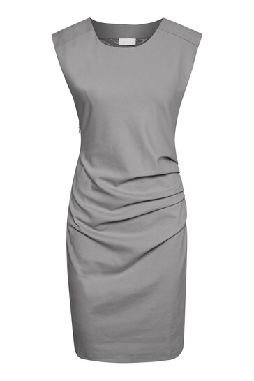 Kaffe India Sleeveless Ruched Fitted Dress