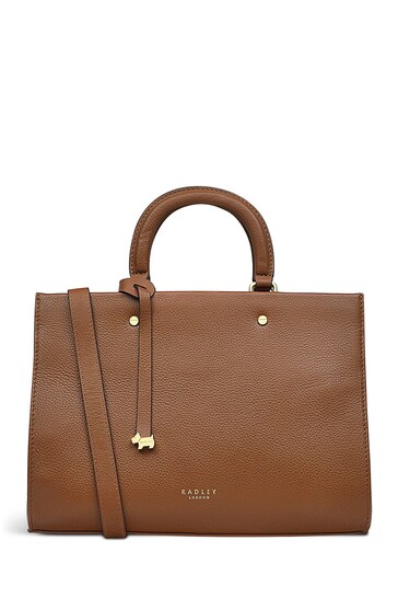 Radley London Brown Hill House Leather Grab Bag