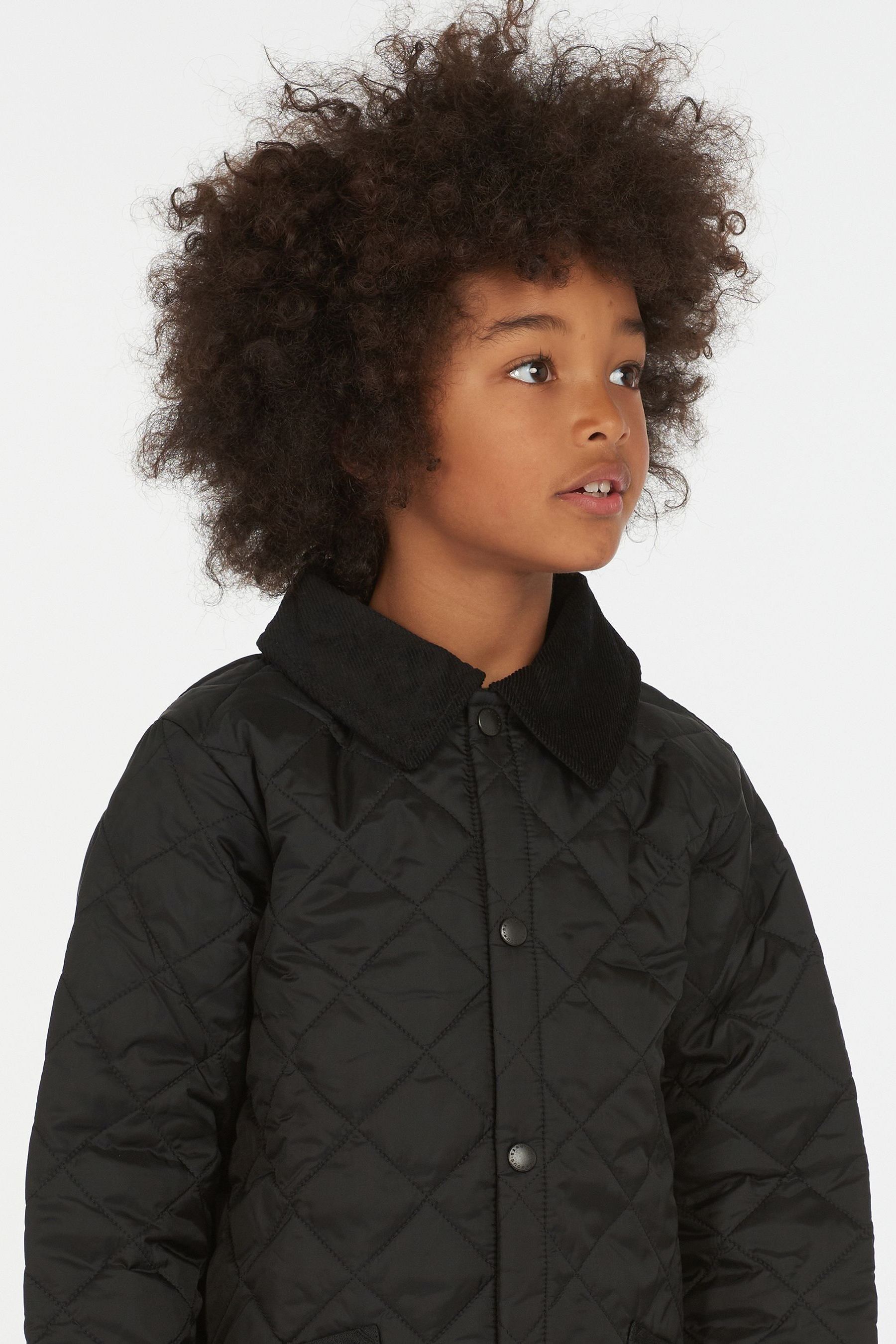 Barbour childrens liddesdale quilted jacket top
