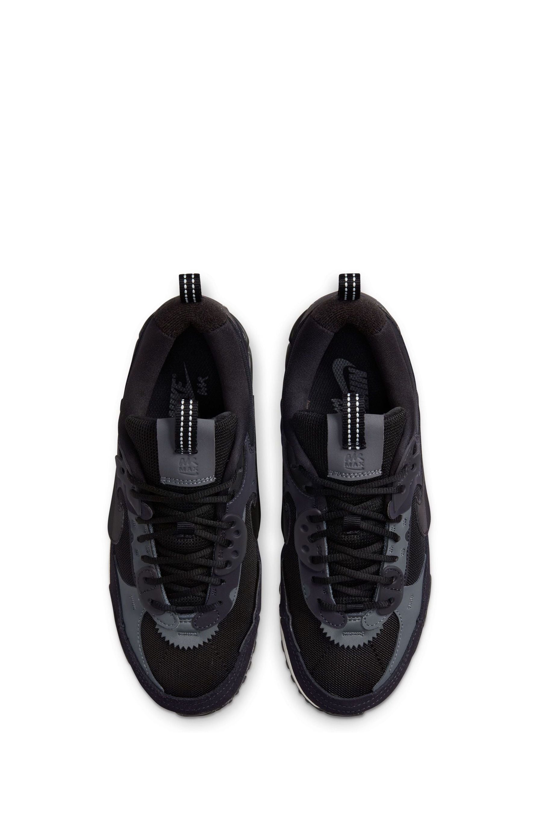 Ladies black nike air max sale 90