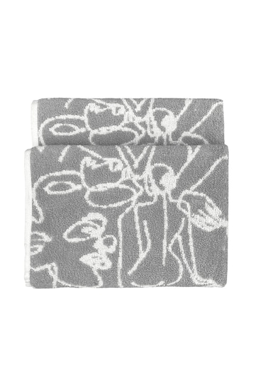 furn. Grey Everybody Abstract Cotton Towel