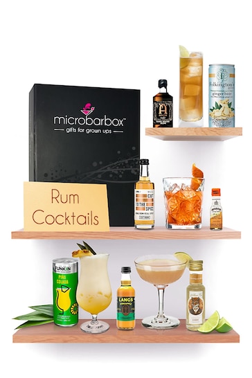 MicroBarBox Rum Cocktails Gift Set
