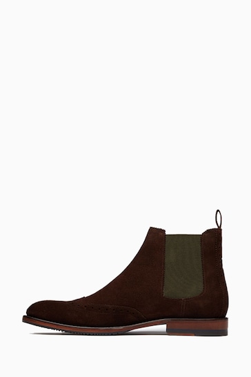 Oliver Sweeney Portrush Suede Brown Chelsea Boots