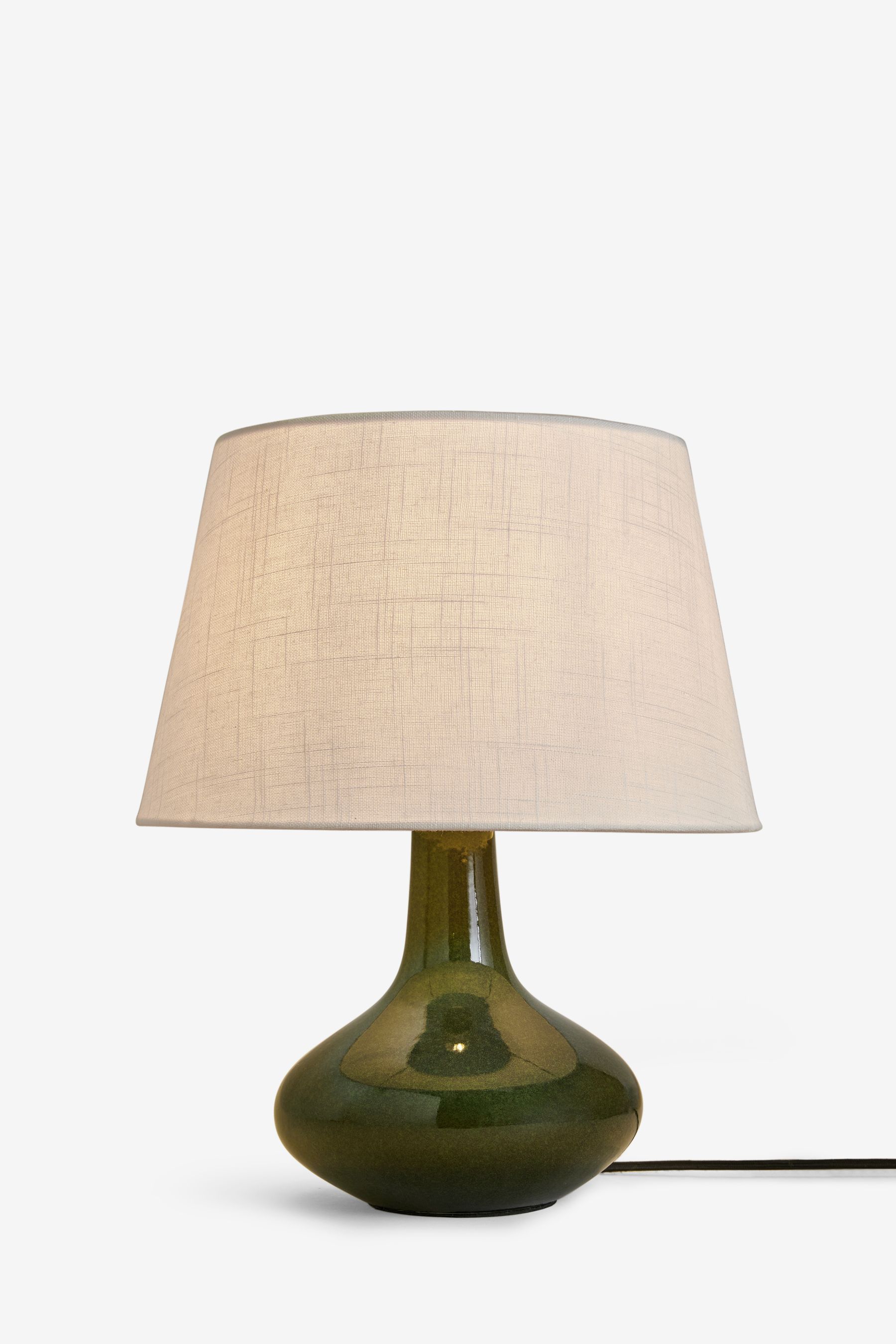 Buy Jasper Conran London Green Curved Ceramic Table Lamp from the