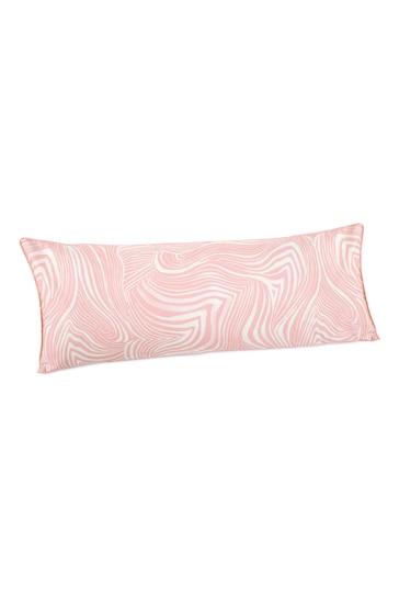 Novogratz Multi Zebra Marble Pink Body Pillow
