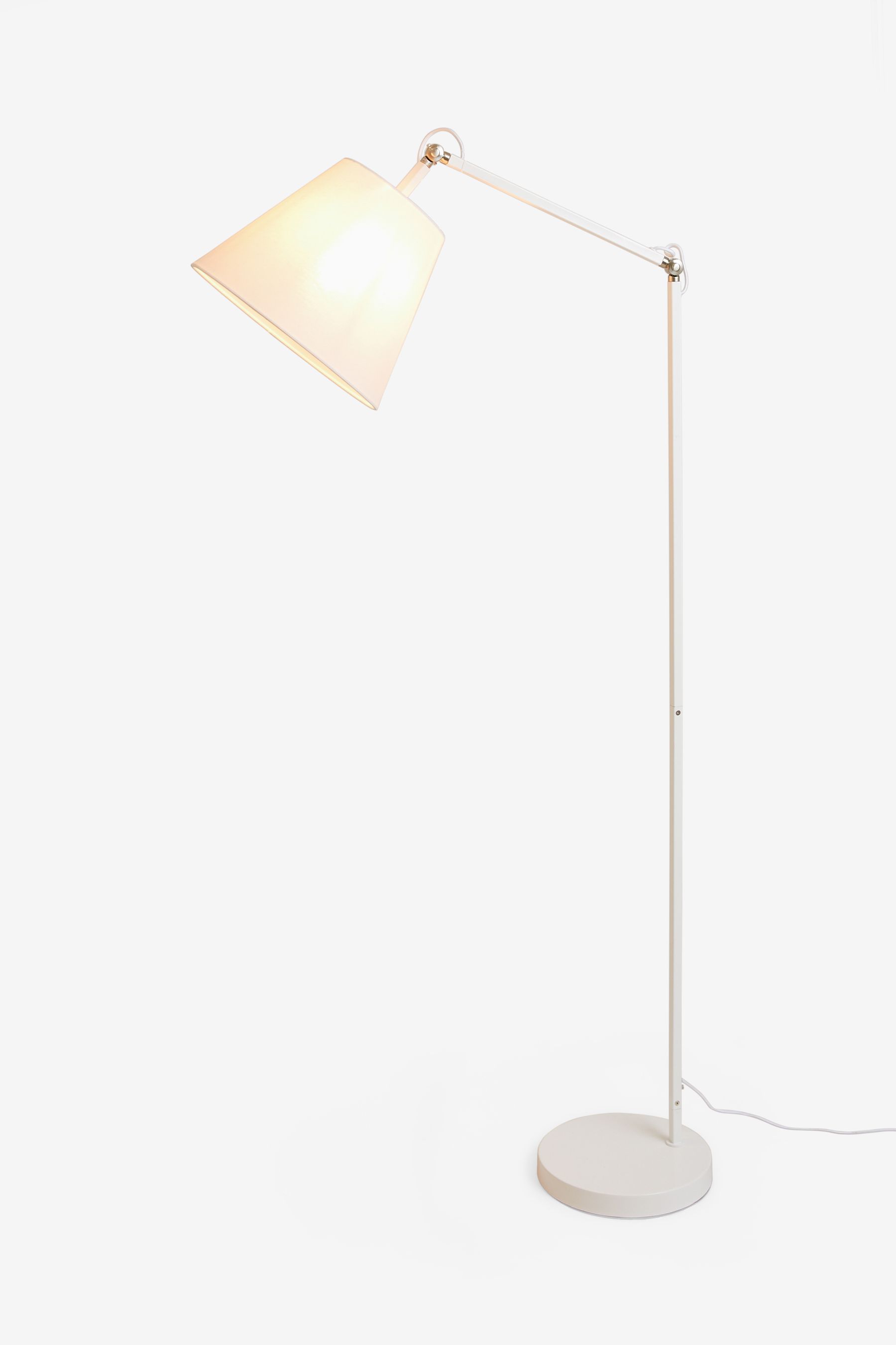 Buy Jasper Conran London White Adjustable Shaded Floor Lamp from