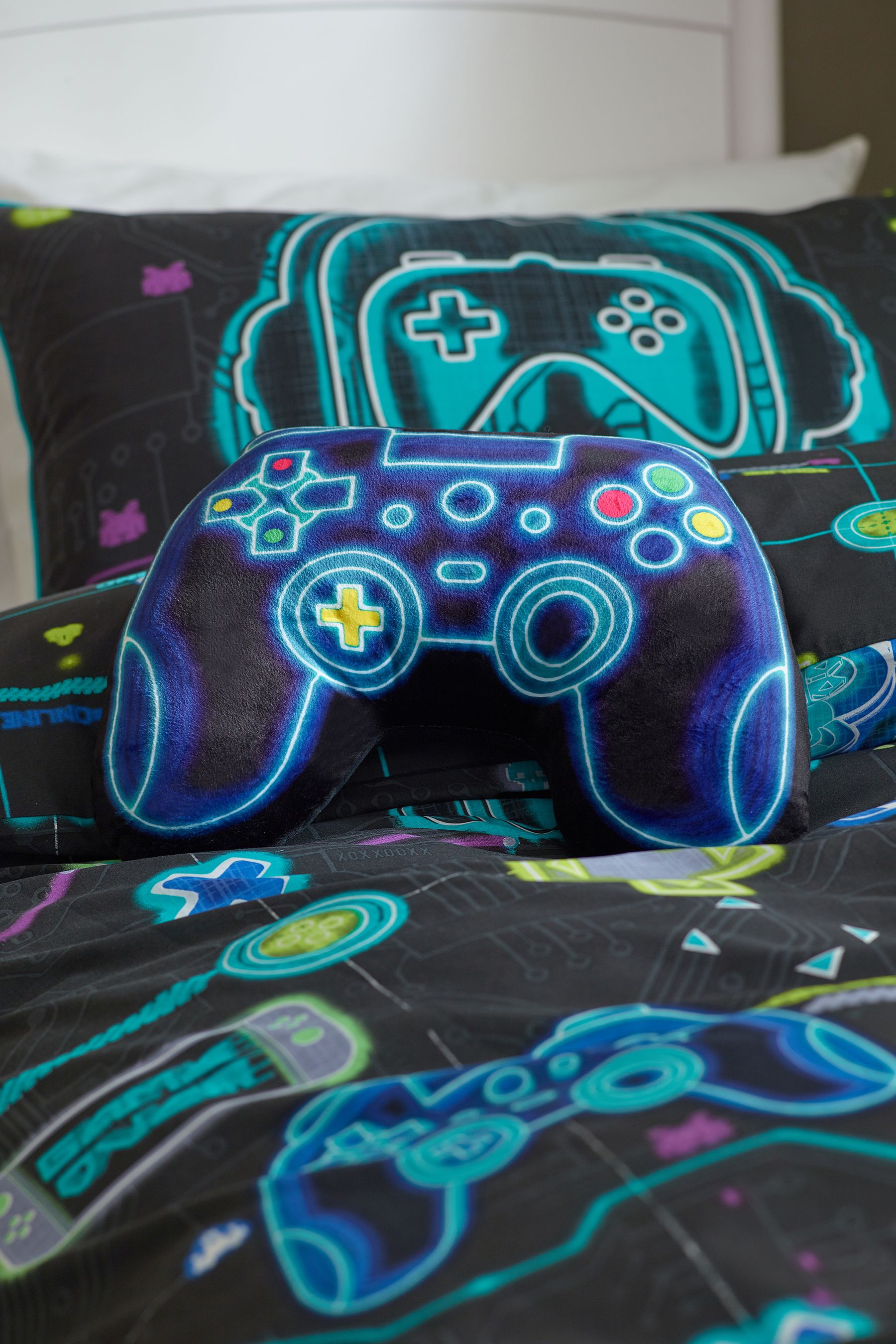 Buy Multi Light Up Gamer Cushion from the Next UK online shop