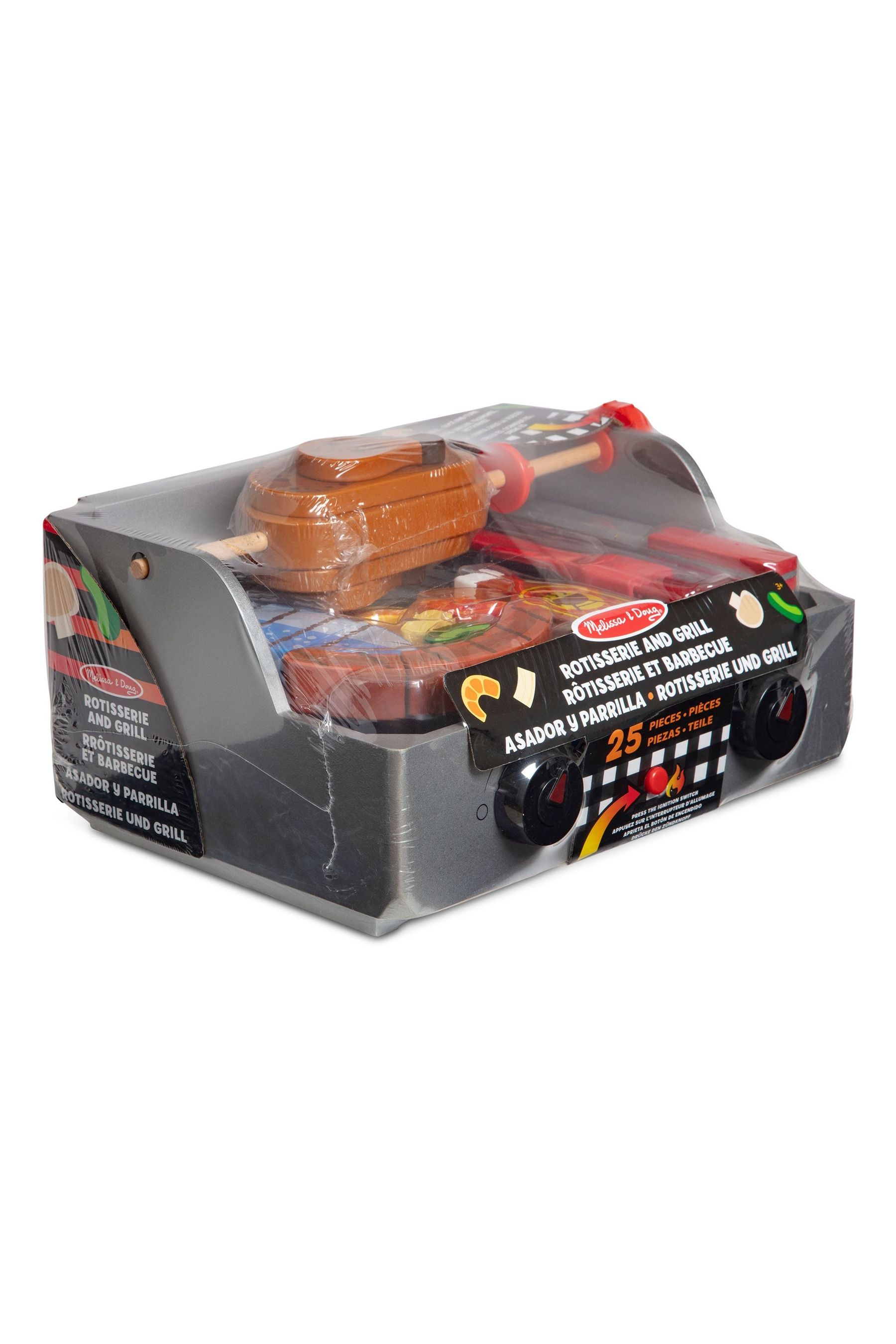 Melissa & doug rotisserie top & grill barbecue set