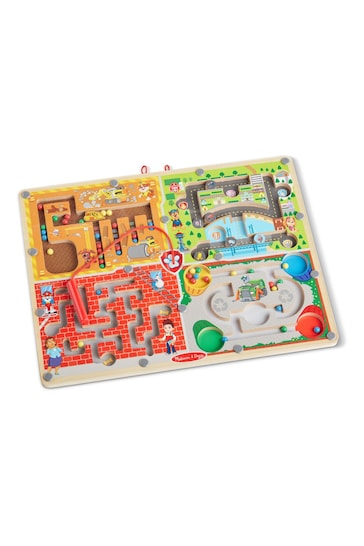 Melissa & Doug Paw Patrol 2 Four-In-One Magnetic Wand Maze Board