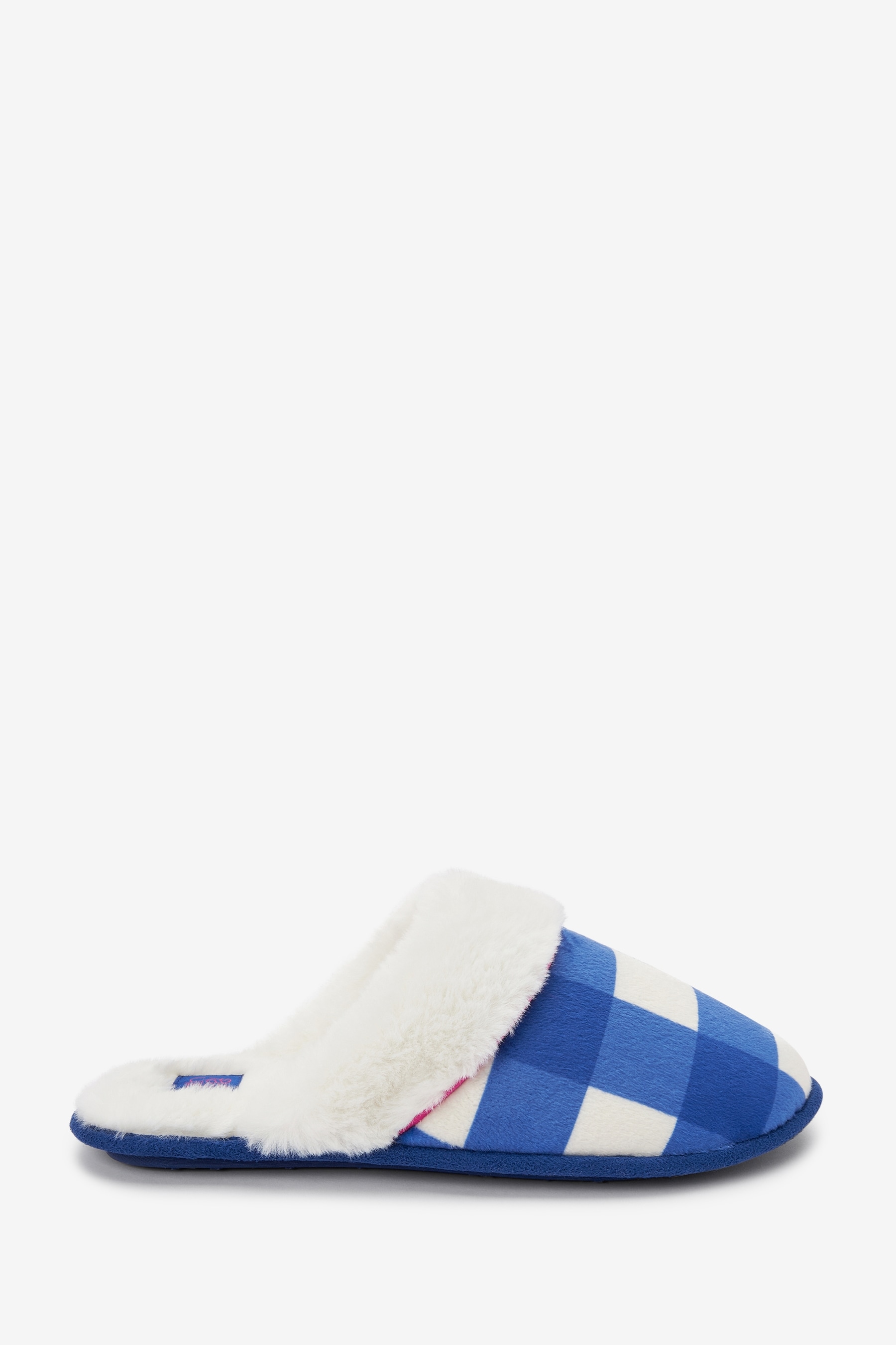Buy Bath Body Works Blue Gingham Cosy Mule Slippers from the Next UK online shop