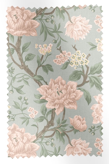 Laura Ashley Blush Pink Tapestry Floral Fabric By The Metre