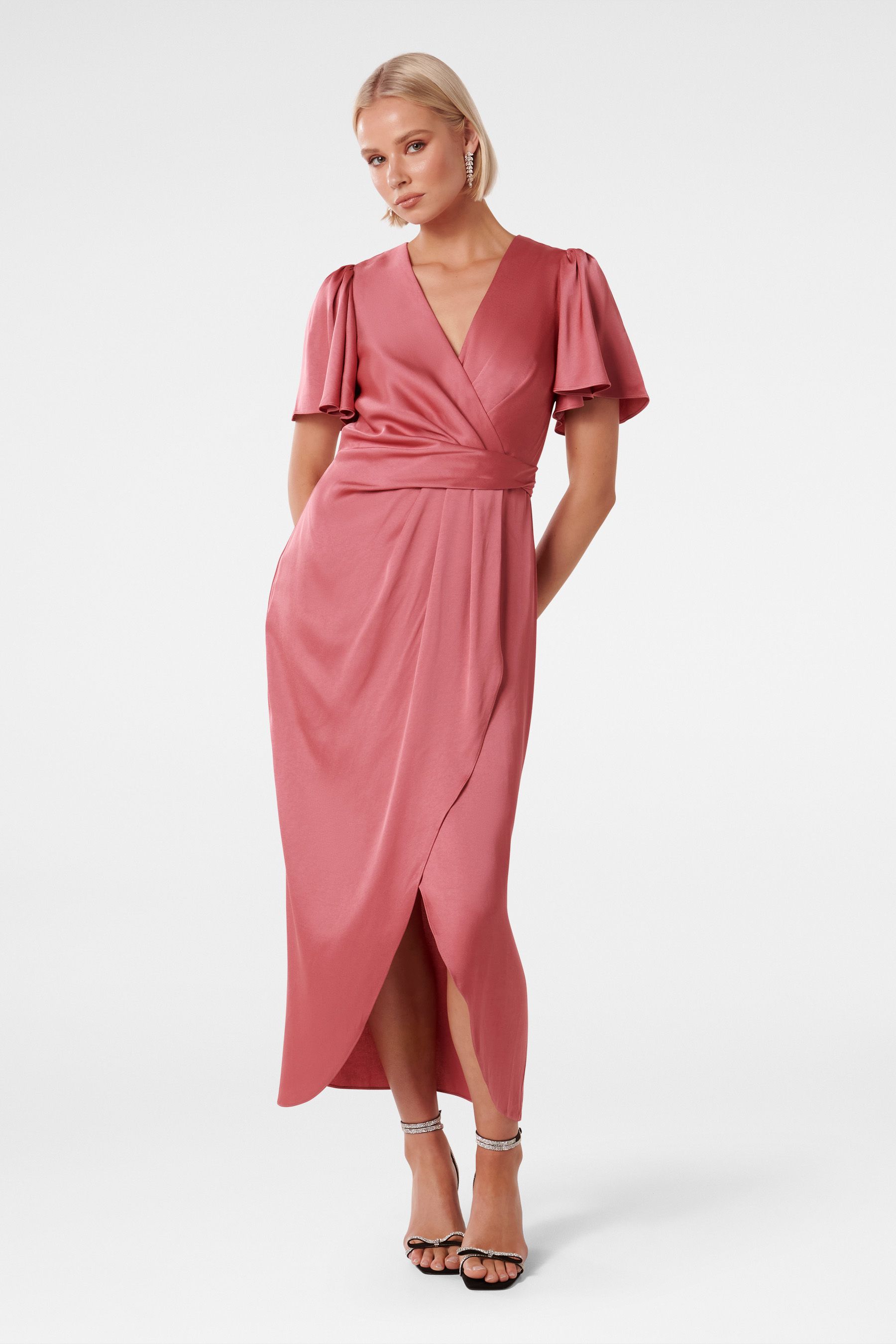 Forever new store dusty pink dress