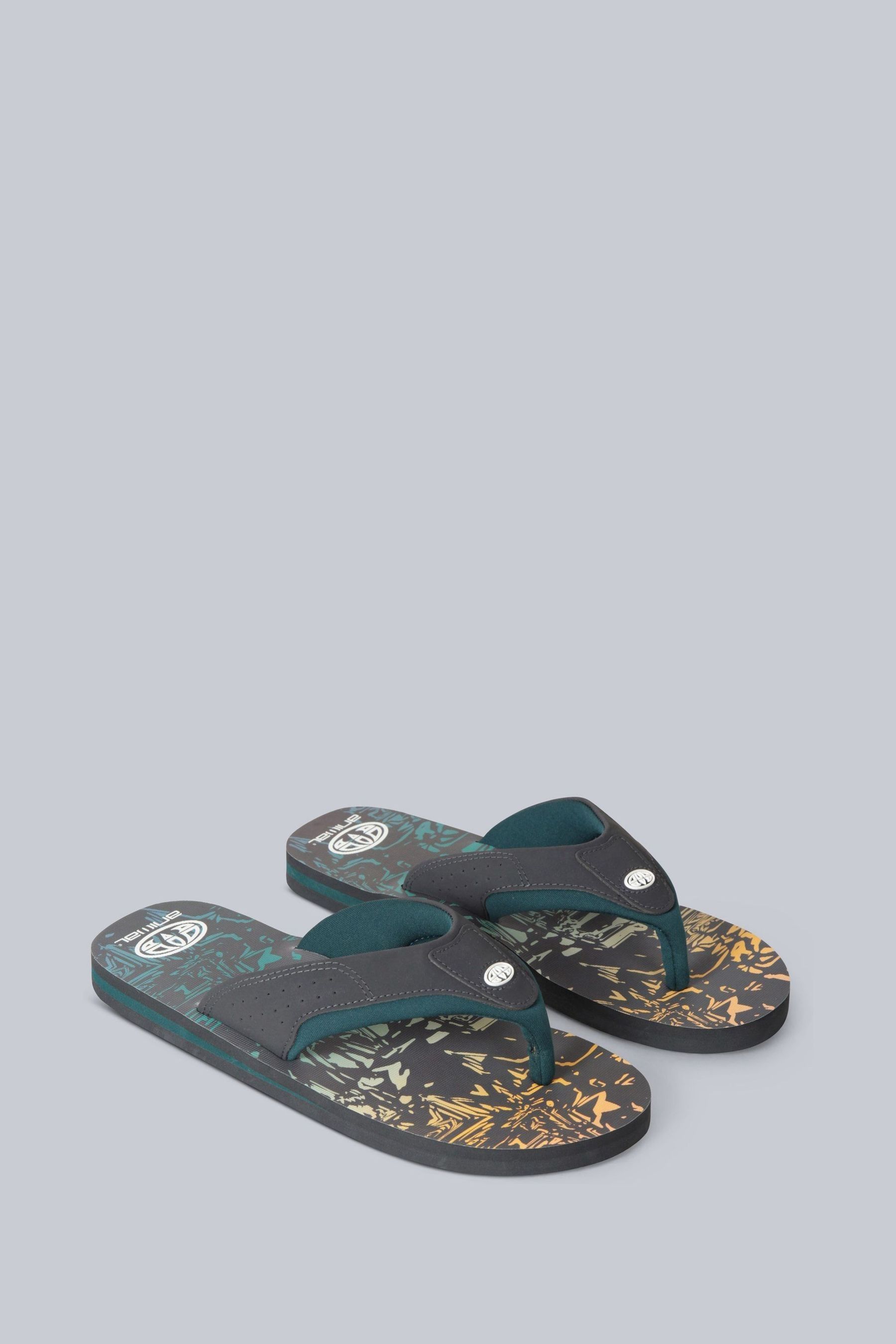 Buy Animal Mens Grey Jekyl Recycled Flip Flops from the Next UK