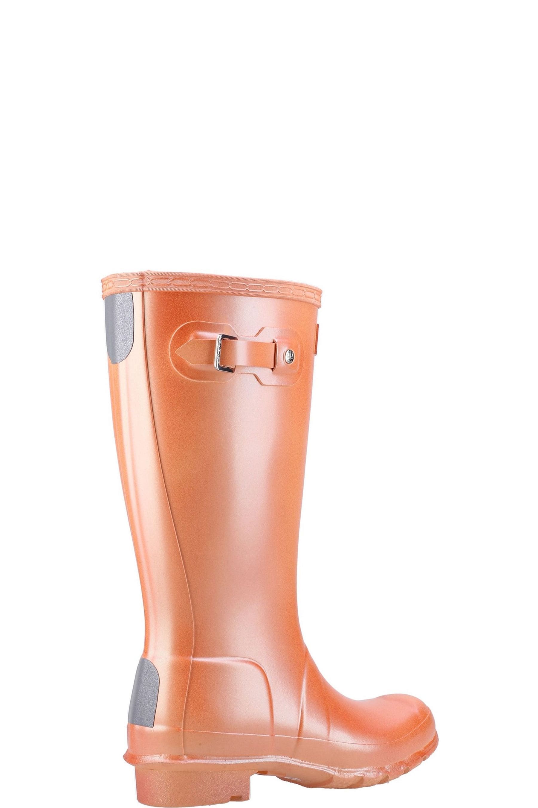 Hunter orange wellies clearance