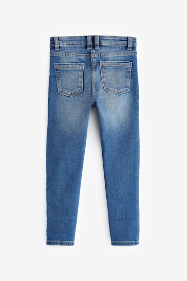 Mid Blue Regular Fit Skinny Jeans (3-16yrs)