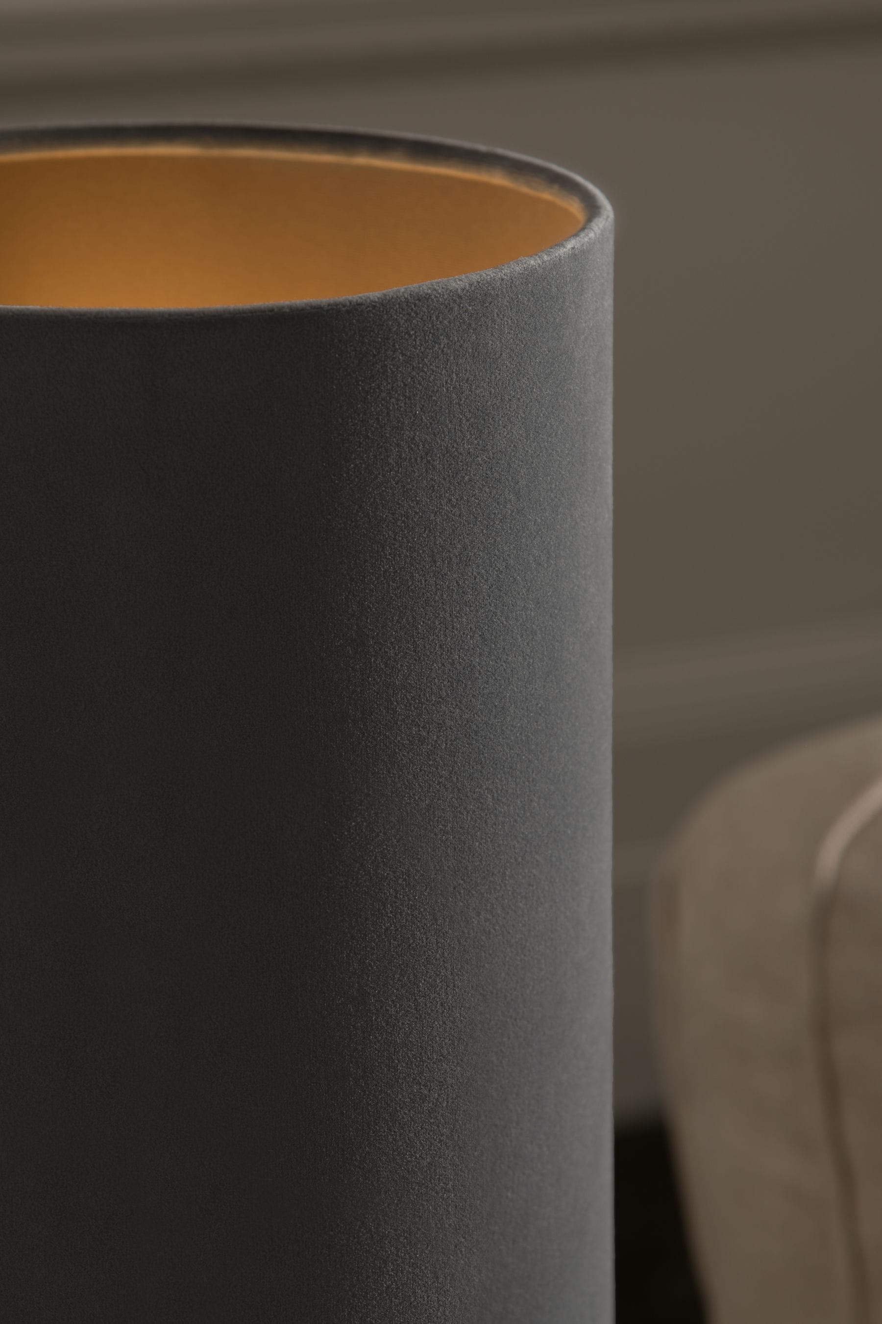 Charcoal lamp shade sales next