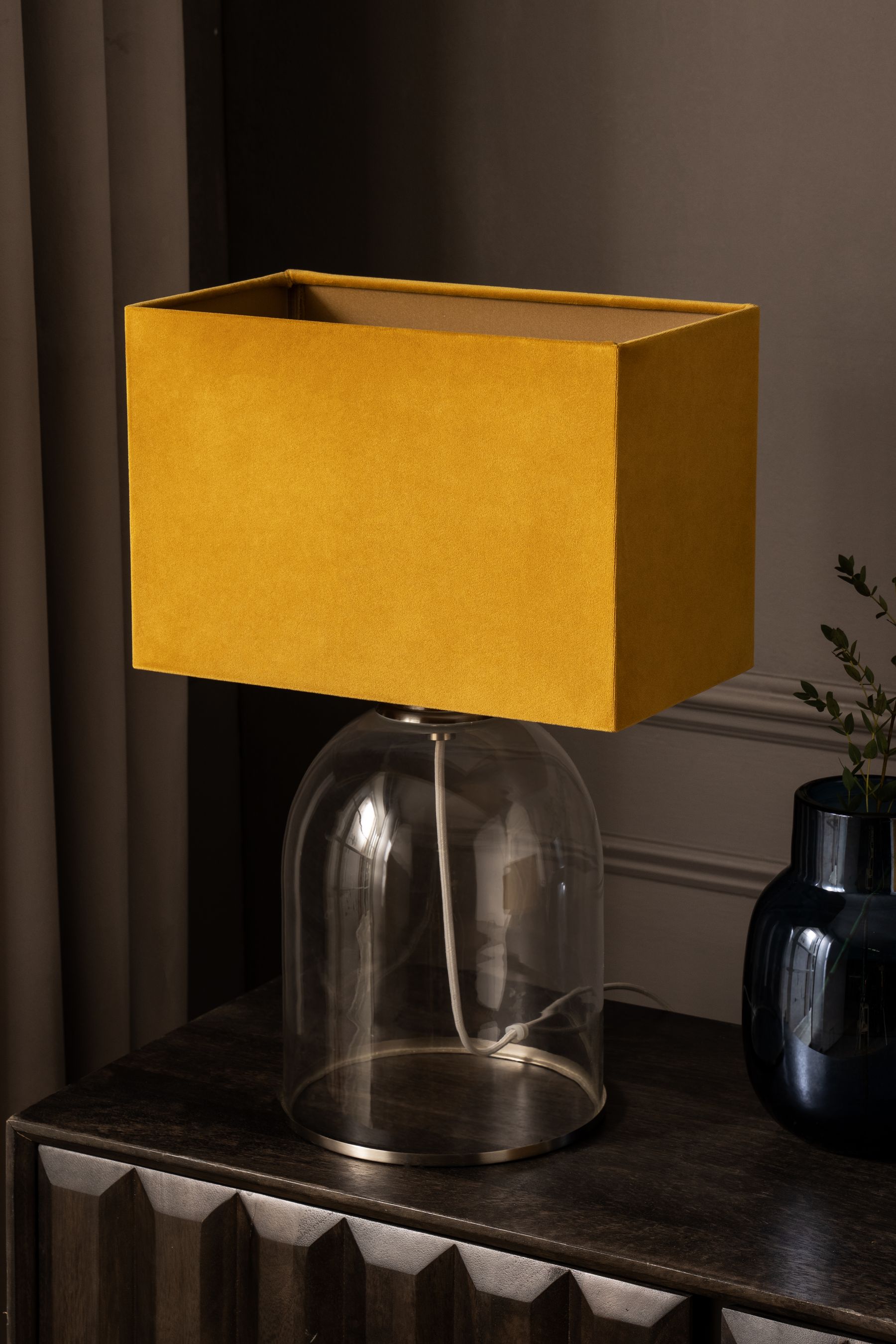 Yellow lampshade online next