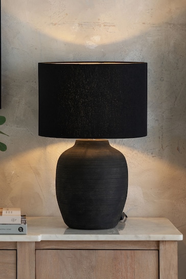 Black Fairford Large Table Lamp