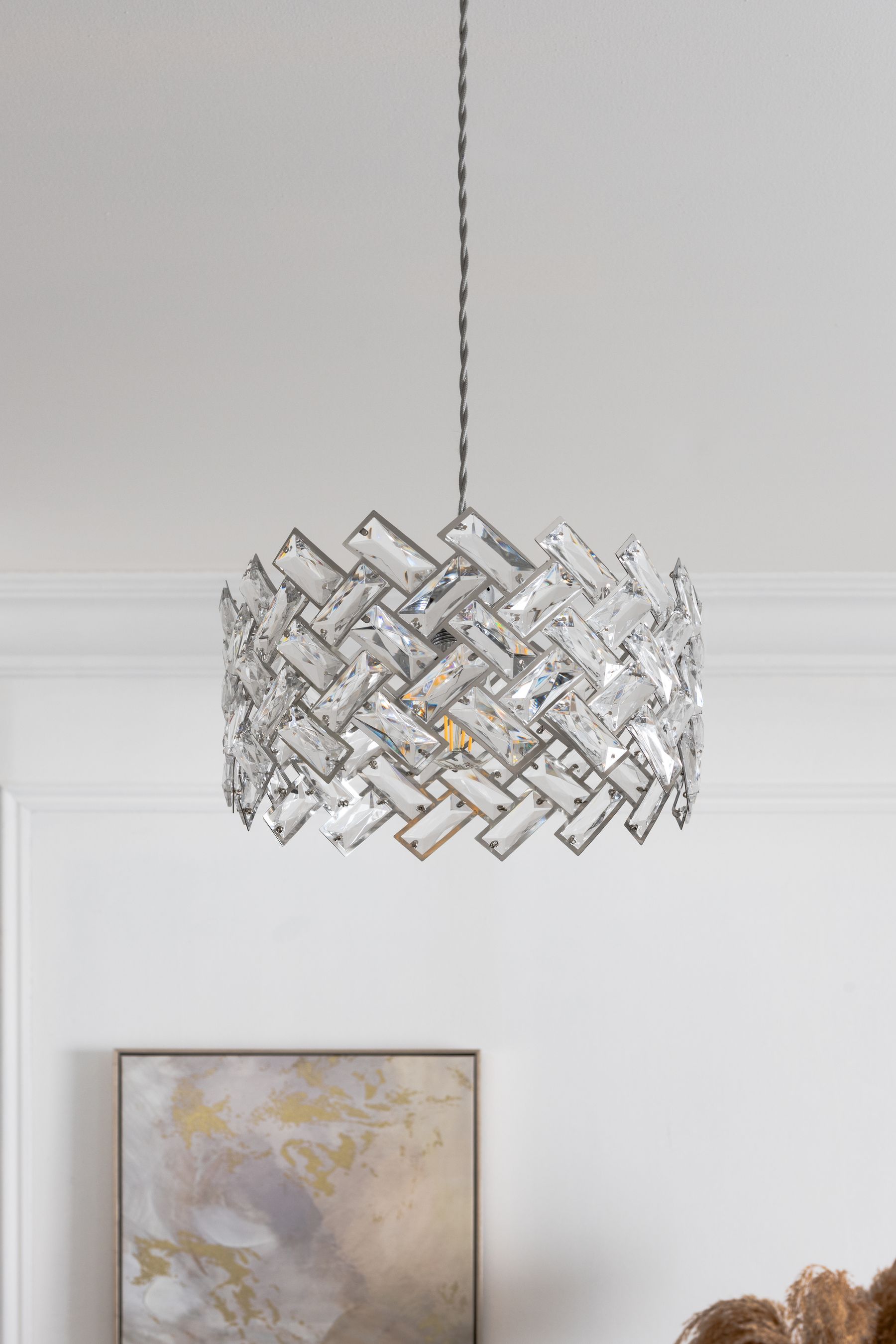 Buy Clear Wentworth Easy Fit Pendant Lamp Shade from the Next UK